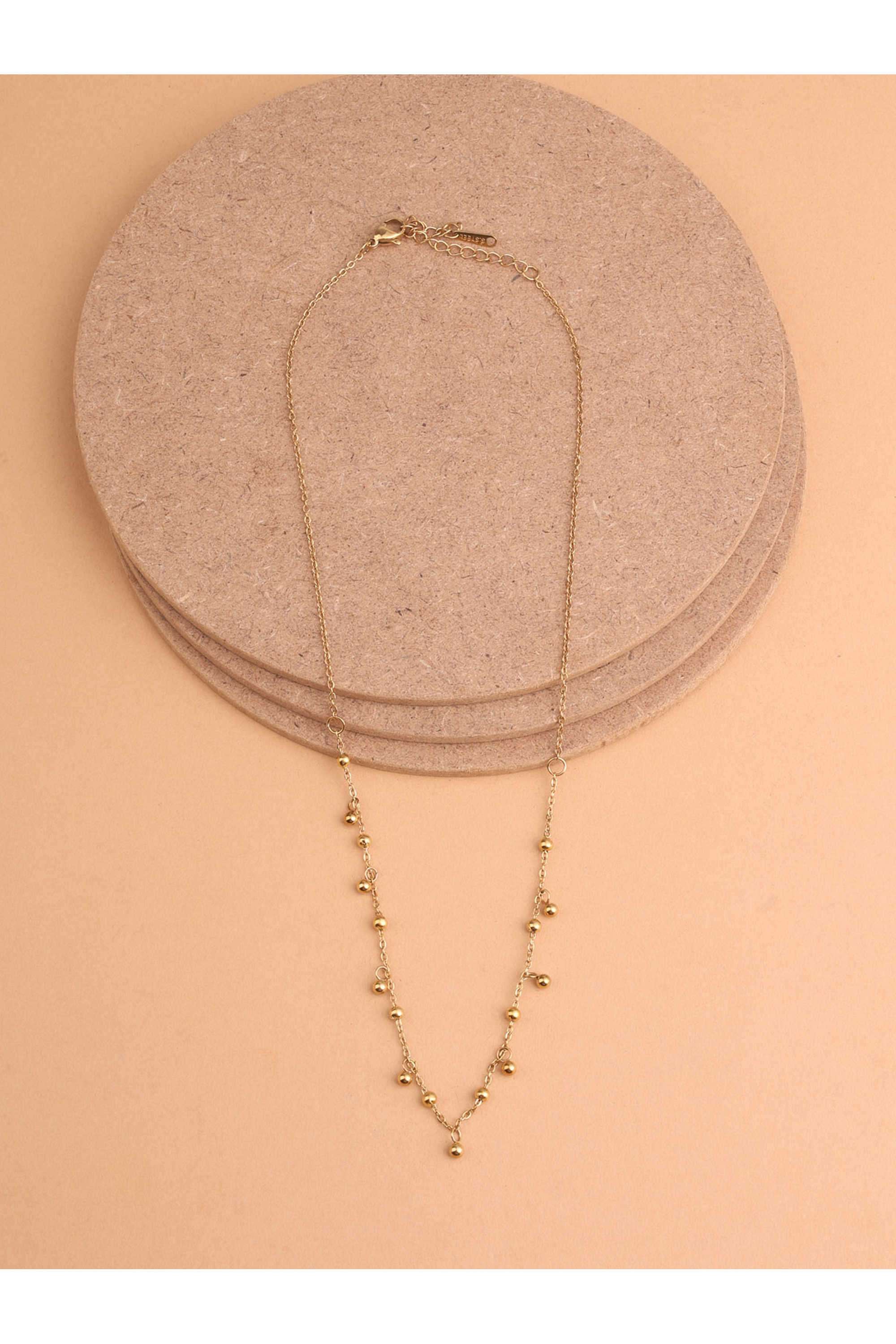 Beaded-Charm-Chain-Necklace-for-Women---Waterproof-&-Anti-Tarnish