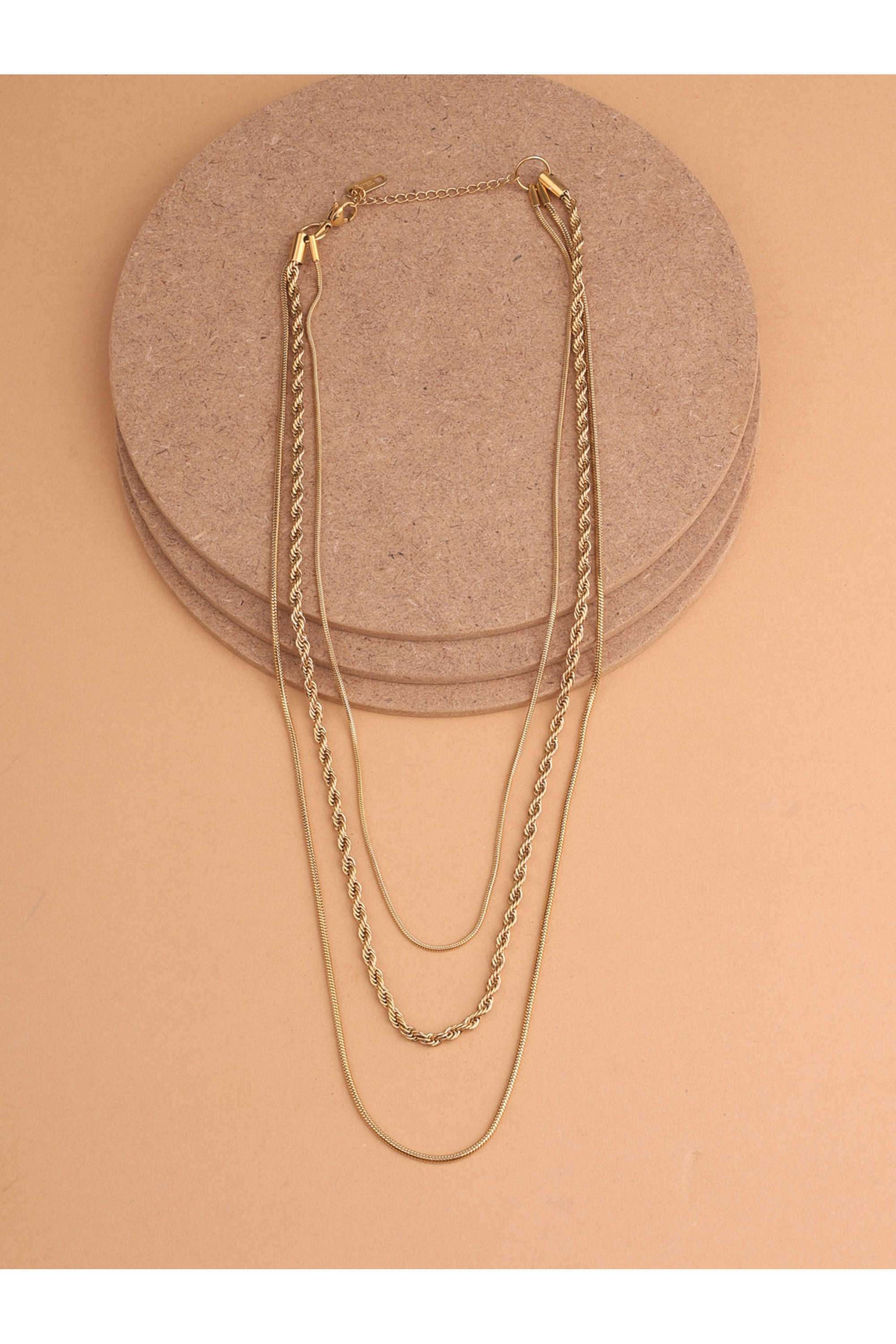 Triple-Harmony-Layered-Necklace-for-Women---Waterproof-&-Anti-Tarnish