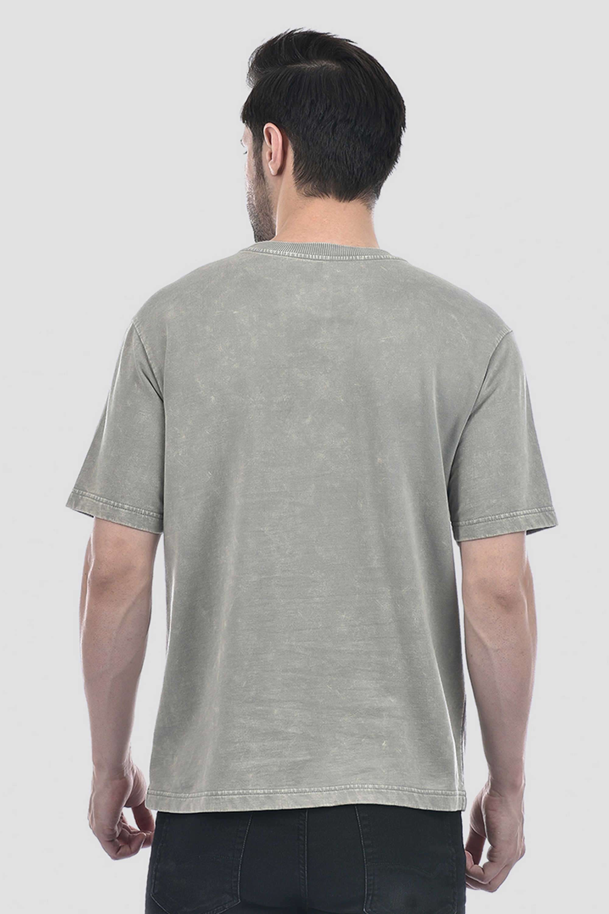 Solid-Terry-Round-Neck-Men-s-T-Shirt