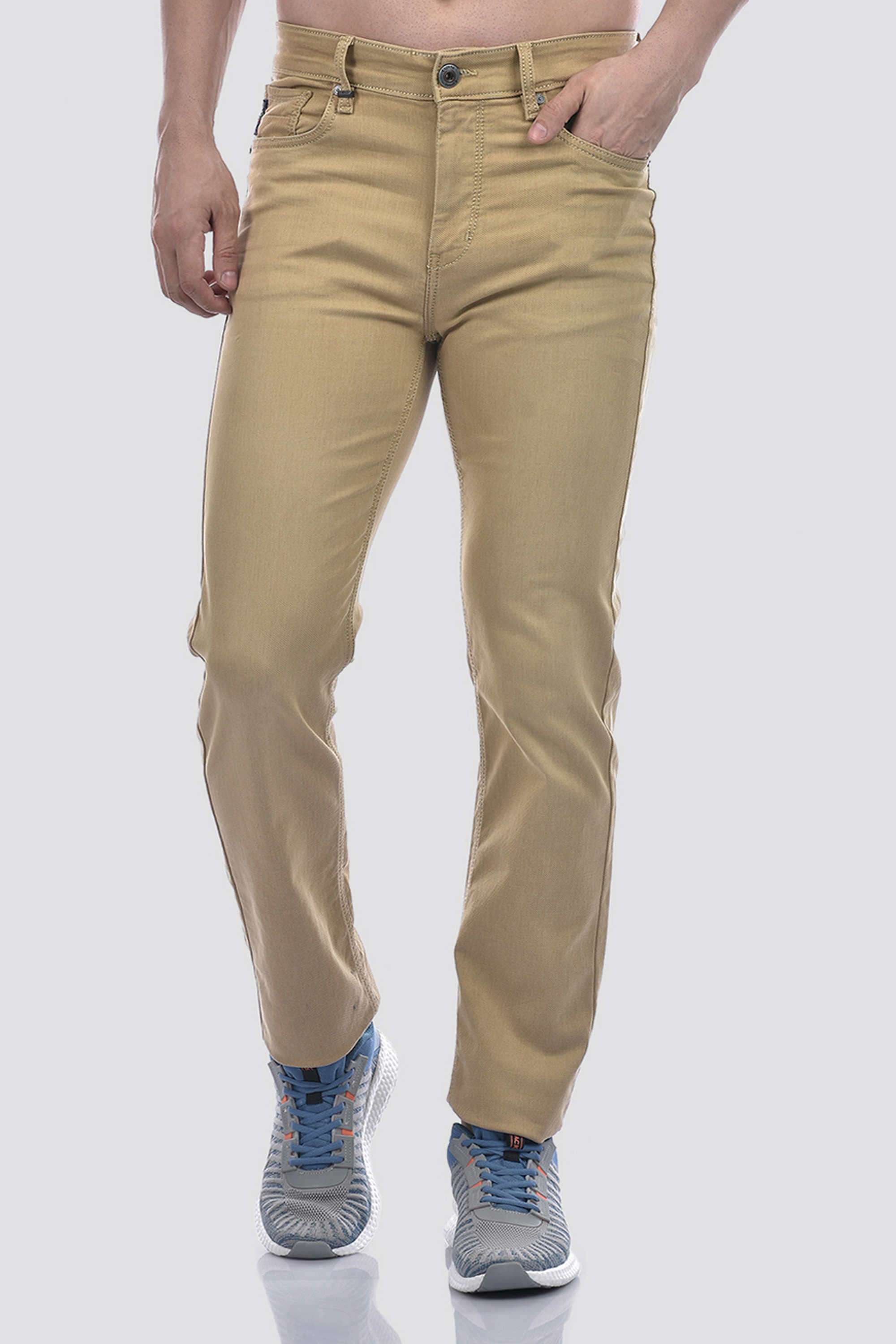 Light-Wash-Cotton-Blend-Slim-Fit-Men-s-Jeans