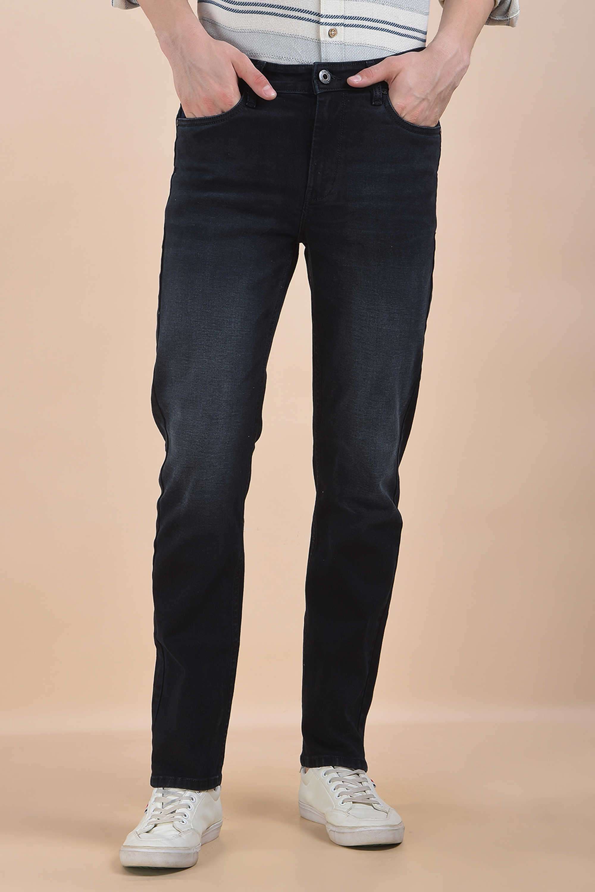 Printed-Cotton-Blend-Slim-Fit-Men-s-Jeans