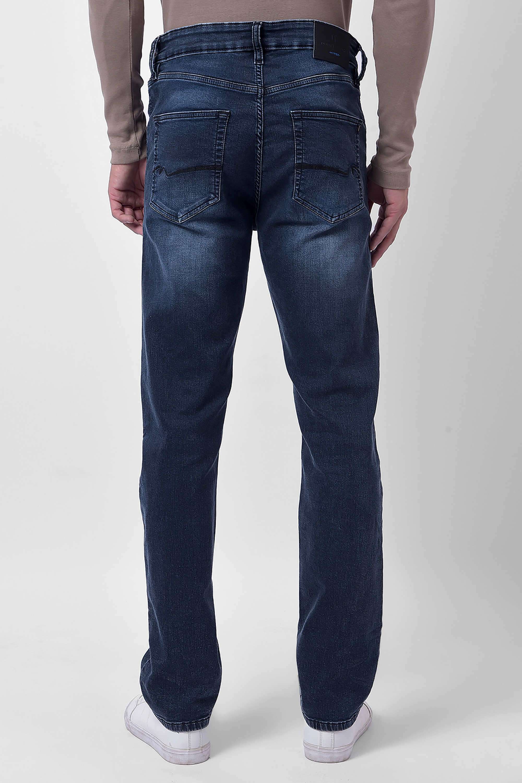 Light-Wash-Cotton-Blend-Slim-Fit-Men-s-Jeans