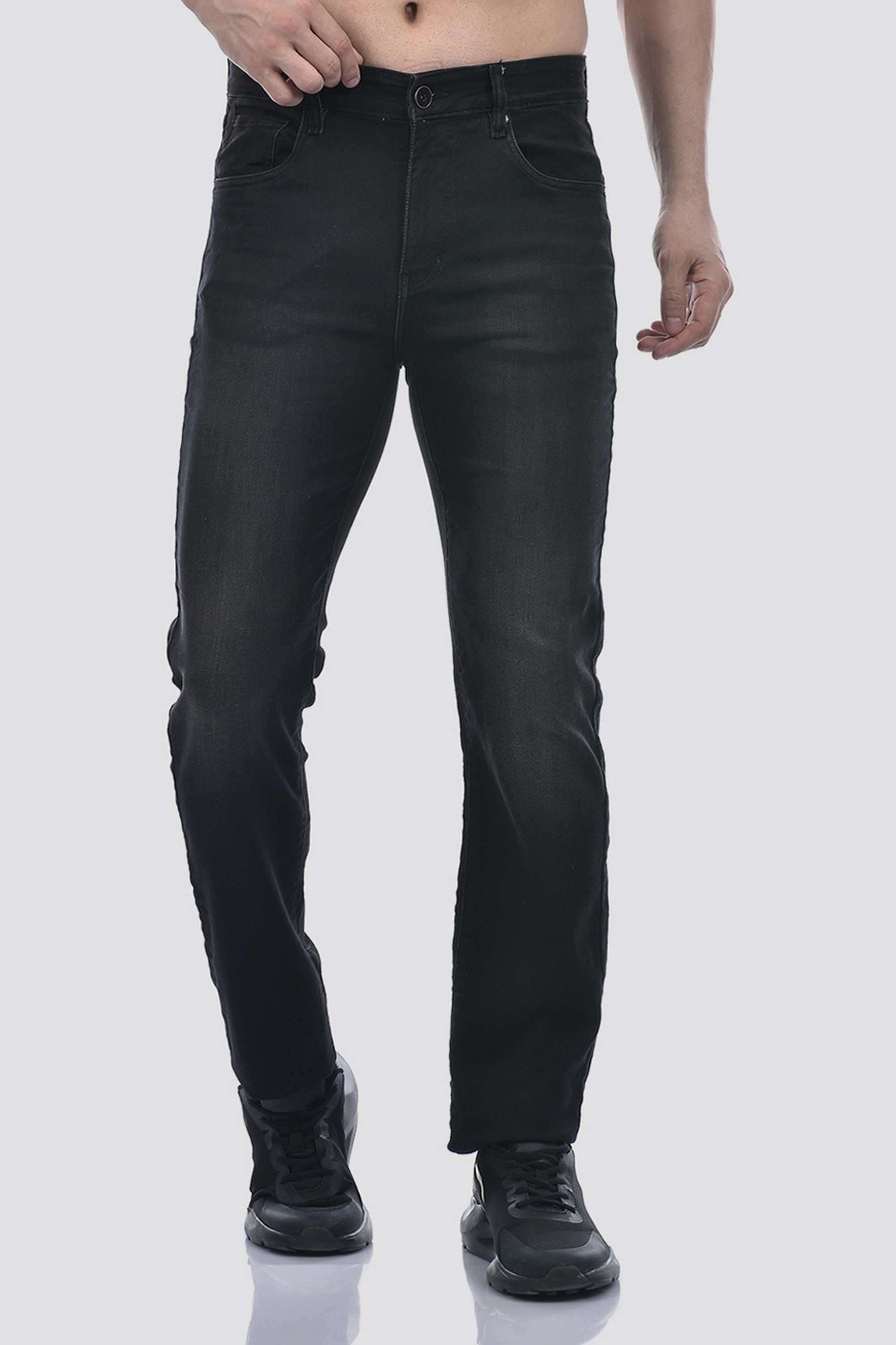 Dark-Wash-Cotton-Blend-Slim-Fit-Men-s-Jeans