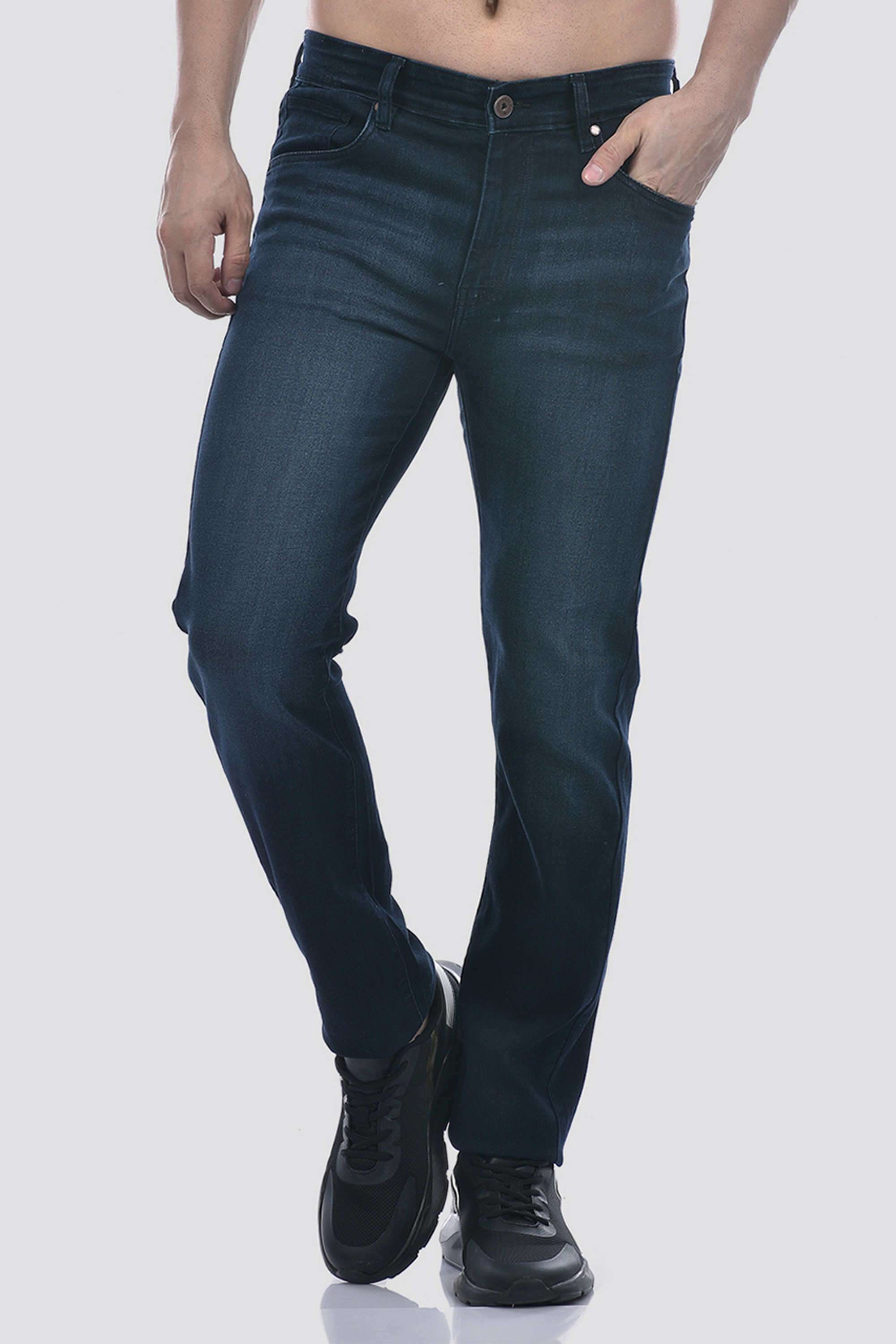 Light-Wash-Cotton-Blend-Slim-Fit-Men-s-Jeans