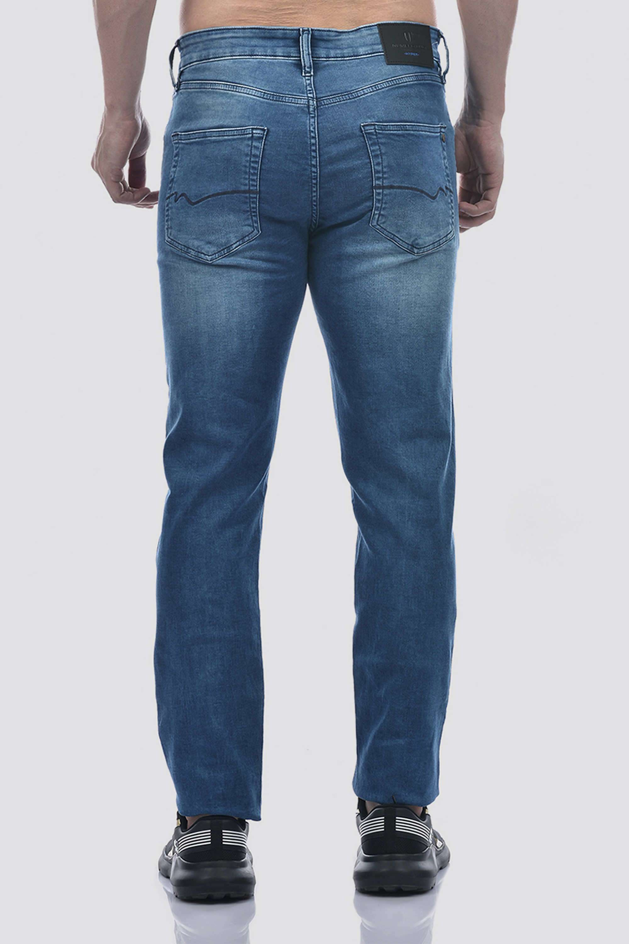 Light-Wash-Cotton-Blend-Slim-Fit-Men-s-Jeans