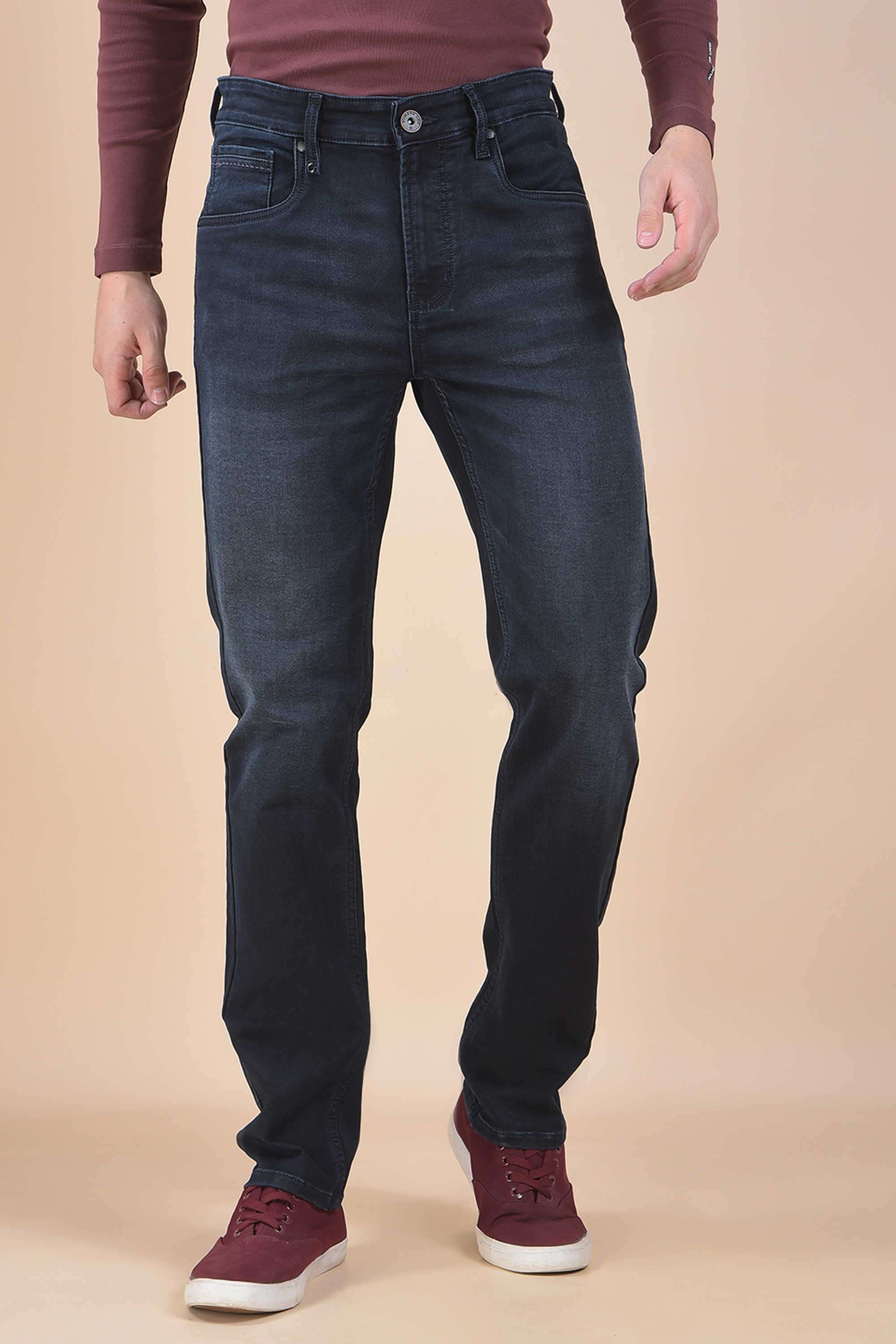 Printed-Cotton-Blend-Slim-Fit-Men-s-Jeans