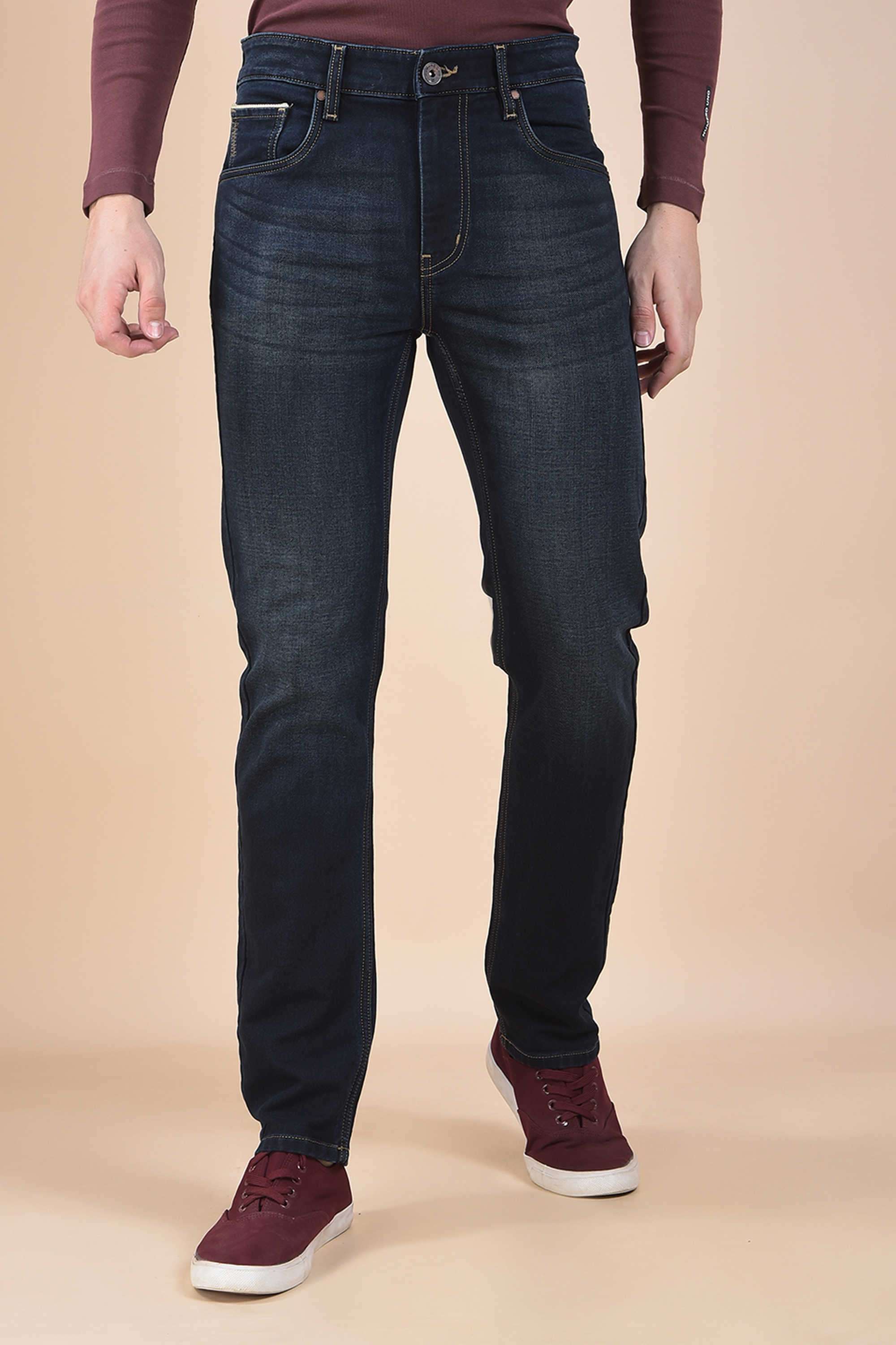 Printed-Cotton-Blend-Slim-Fit-Men-s-Jeans