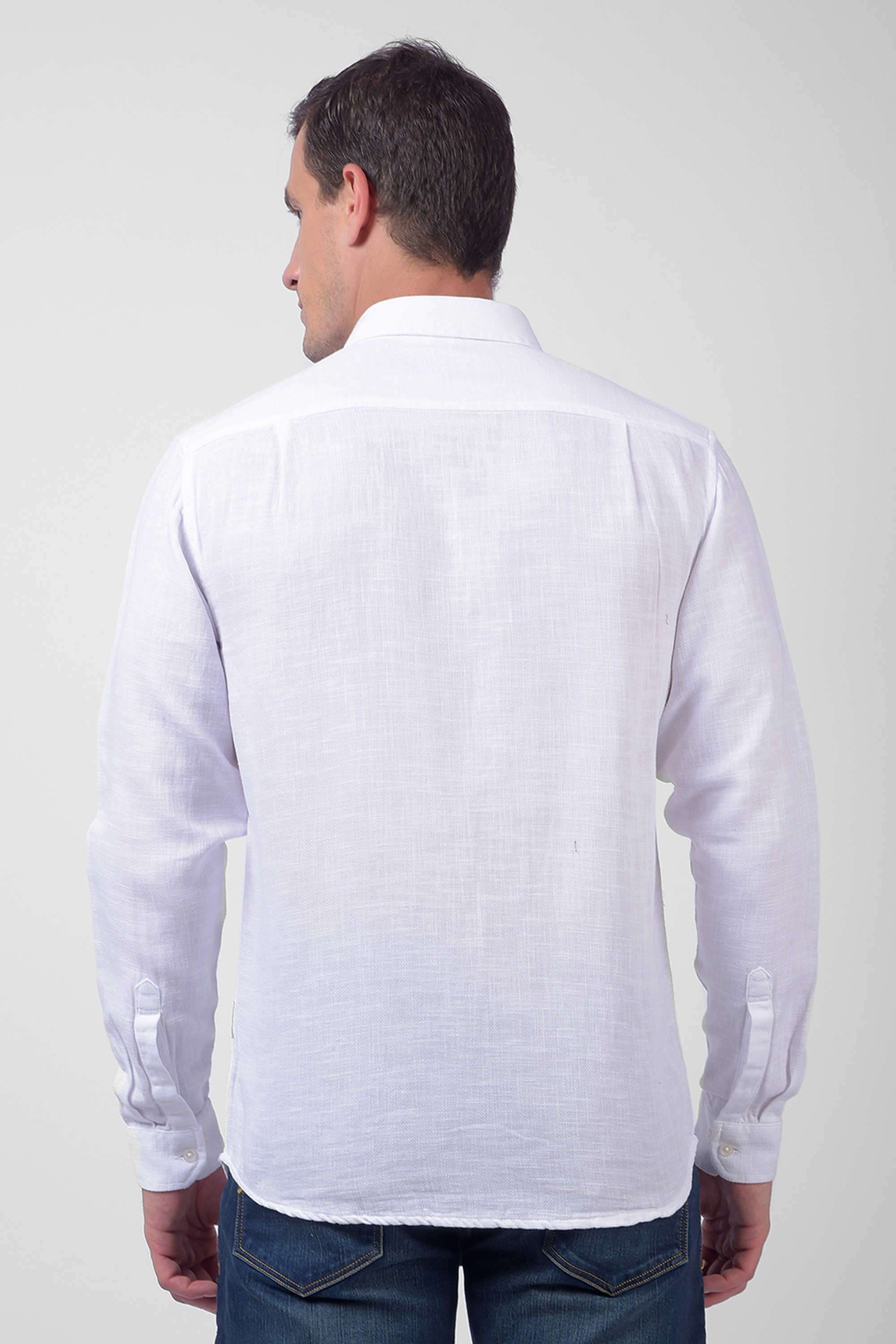 Solid-Cotton-Regular-Fit-Men-s-Casual-Shirt