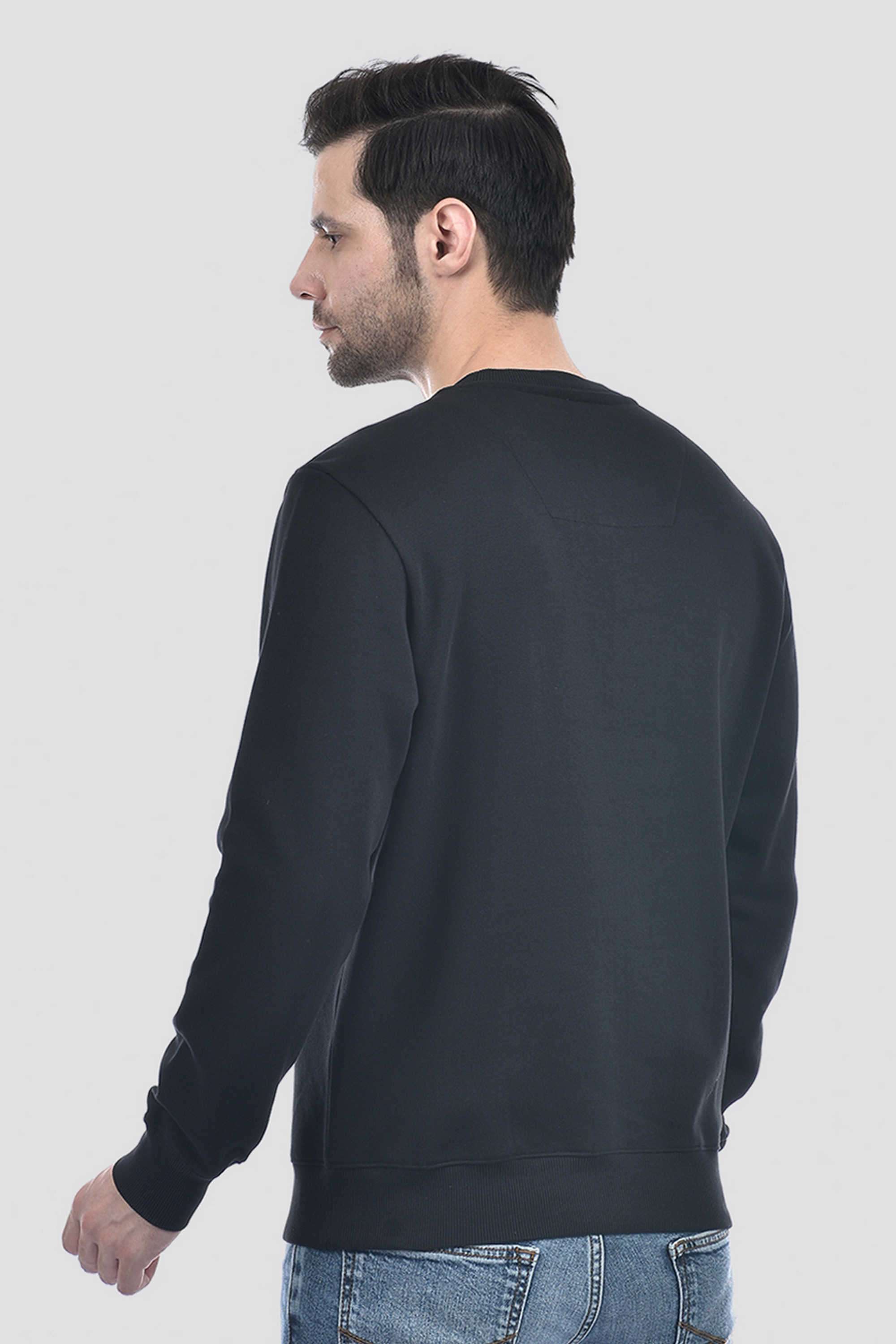 Solid-Cotton-Viscose-Fleece-Round-Neck-Men-s-Sweatshirt