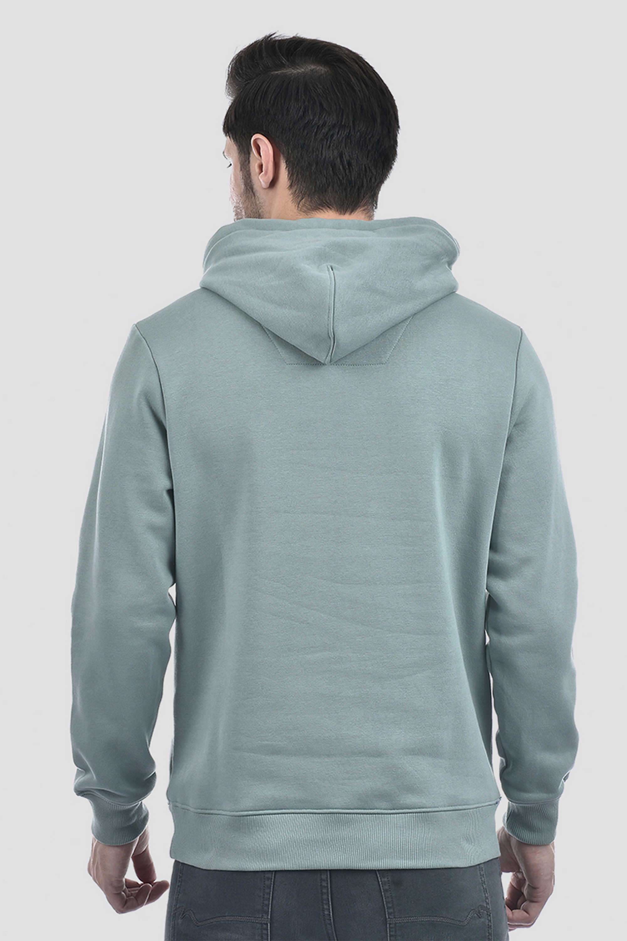 Solid-Cotton-Viscose-Fleece-Hooded-Men-s-Sweatshirt