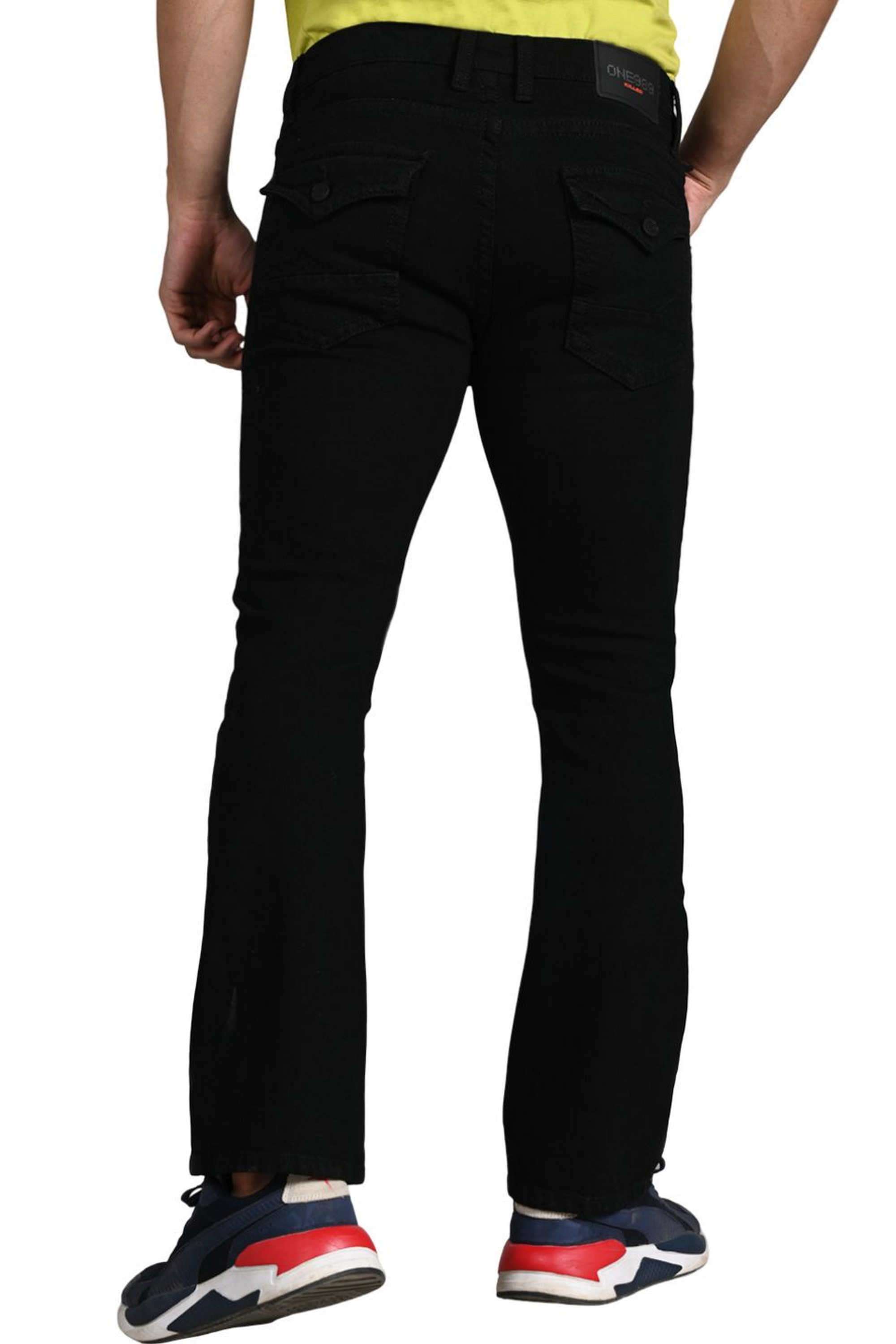 Solid-Cotton-Blend-Regular-Fit-Men-s-Jeans