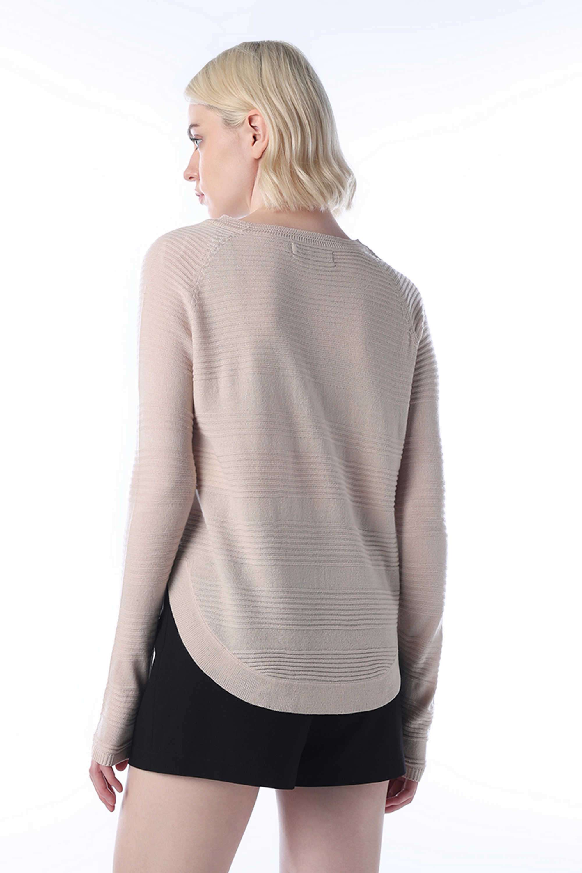 Solid-Round-Neck-Acrylic-Women-s-Casual-Wear-Pullover
