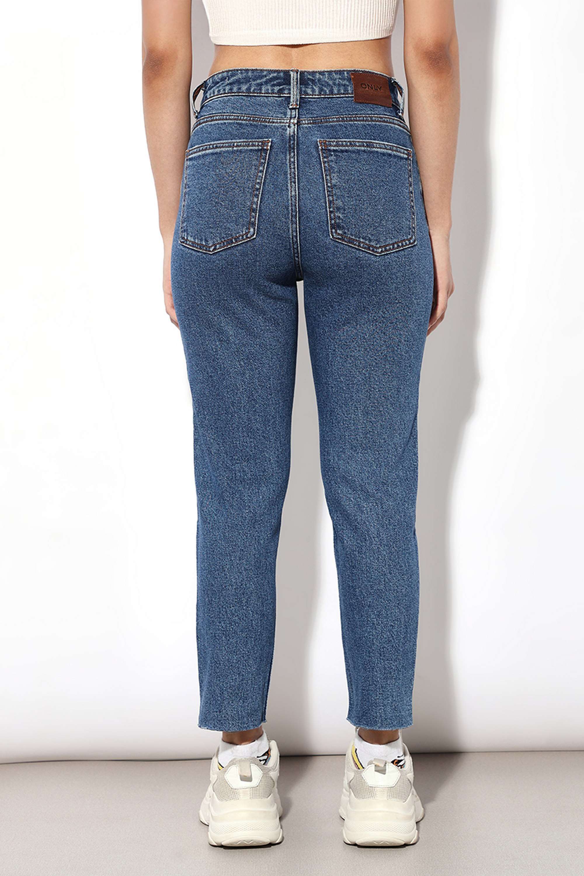 Solid-Cotton-Women-s-Casual-Wear-Jeans
