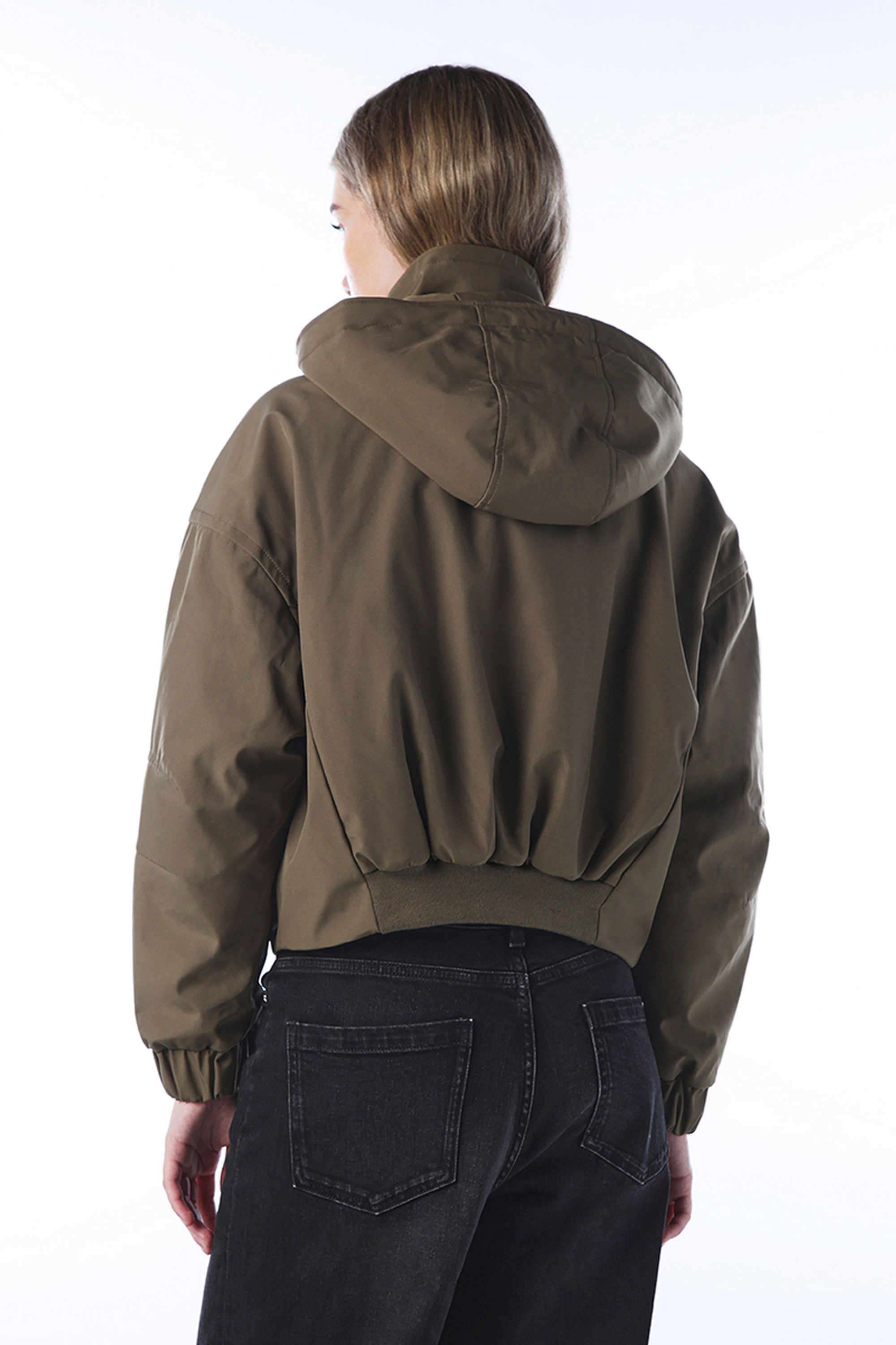 Solid-Hooded-Polyester-Women-s-Winter-Wear-Jacket
