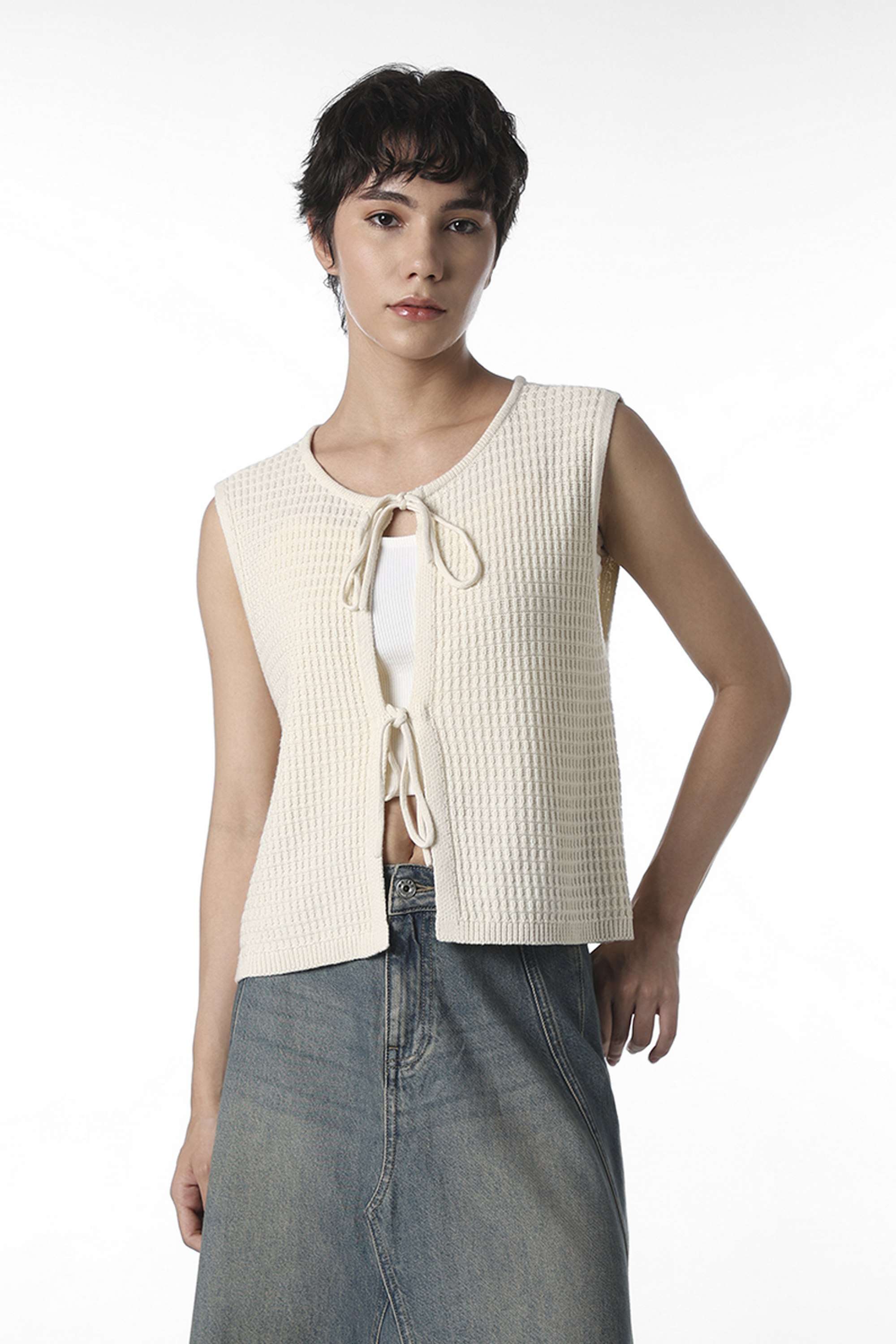 Textured-Round-Neck-Cotton-Women-Casual-Wear-Sweater