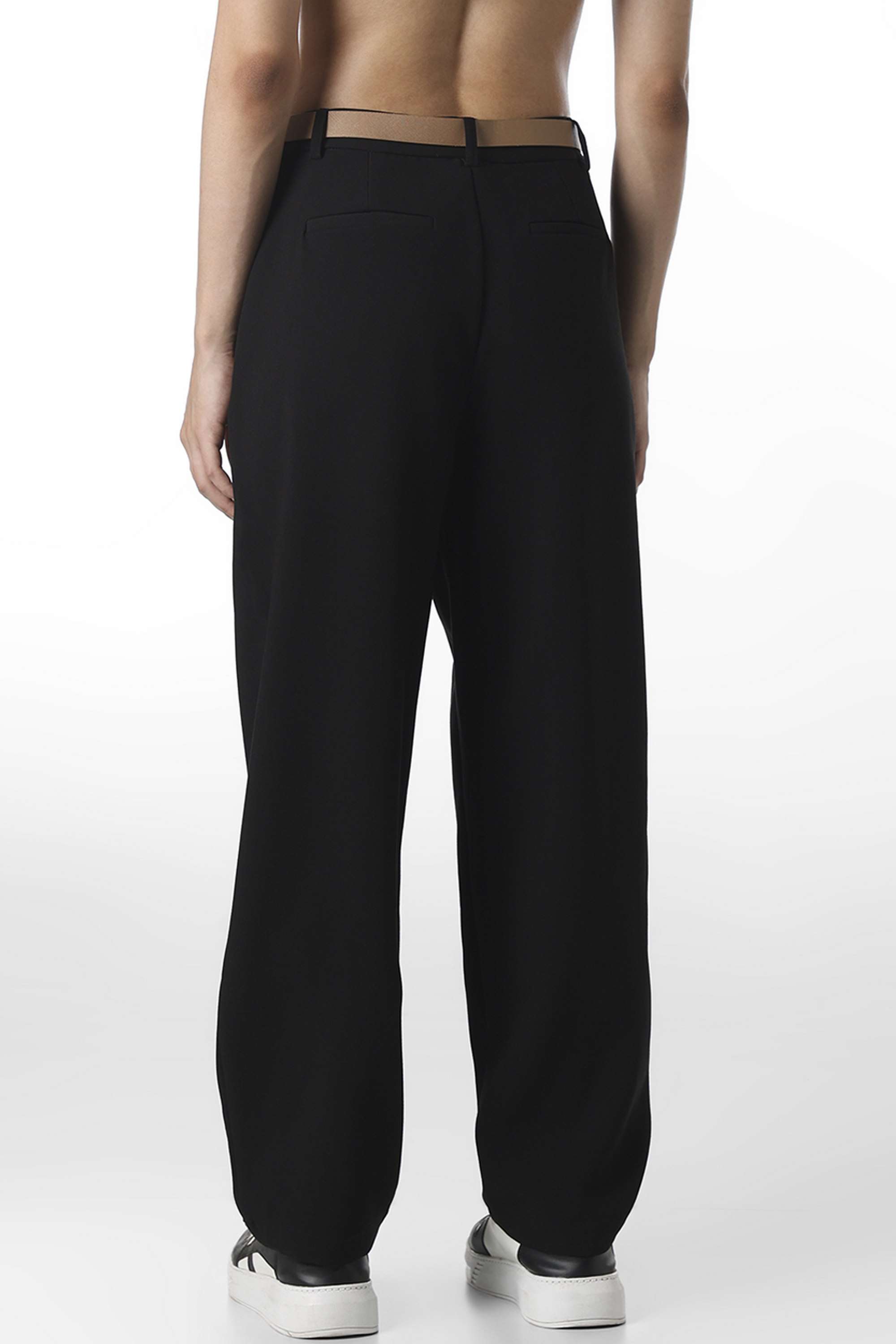 Solid-Regular-Fit-Polyester-Women-Casual-Wear-Pants
