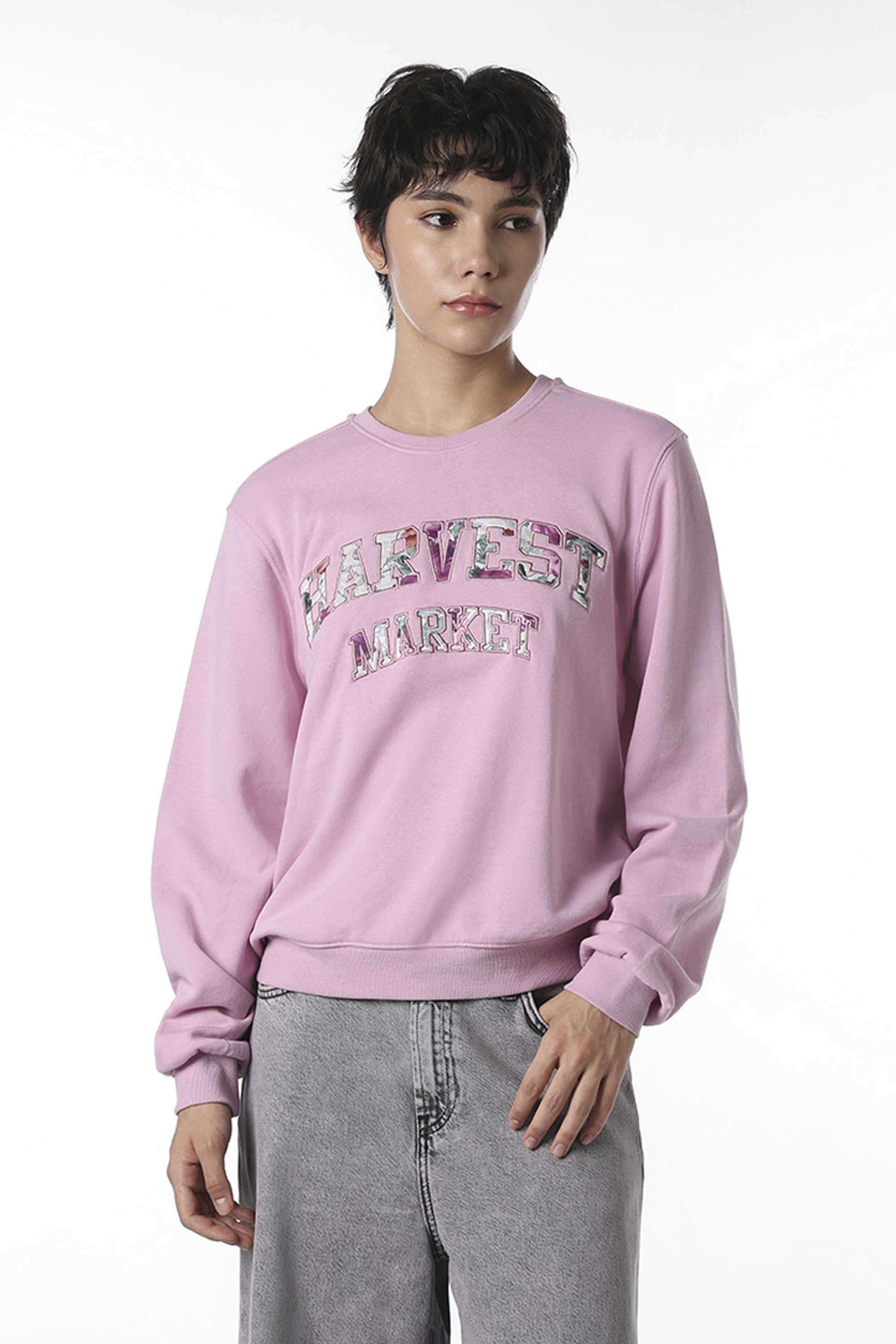 Typographic-Round-Neck-Cotton-Women-s-Casual-Wear-Sweatshirt