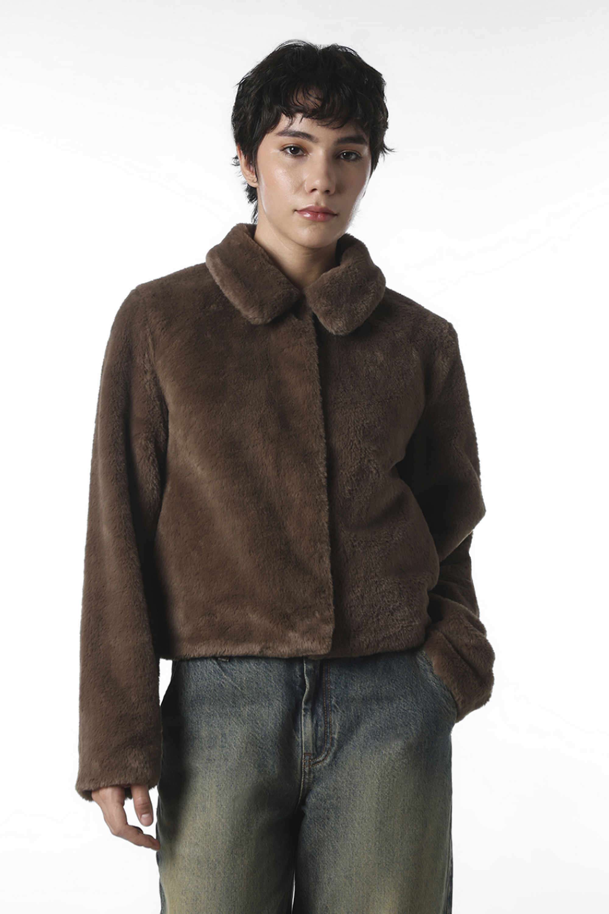 Solid-Regular-Fit-Polyester-Women-s-Winter-Wear-Jacket