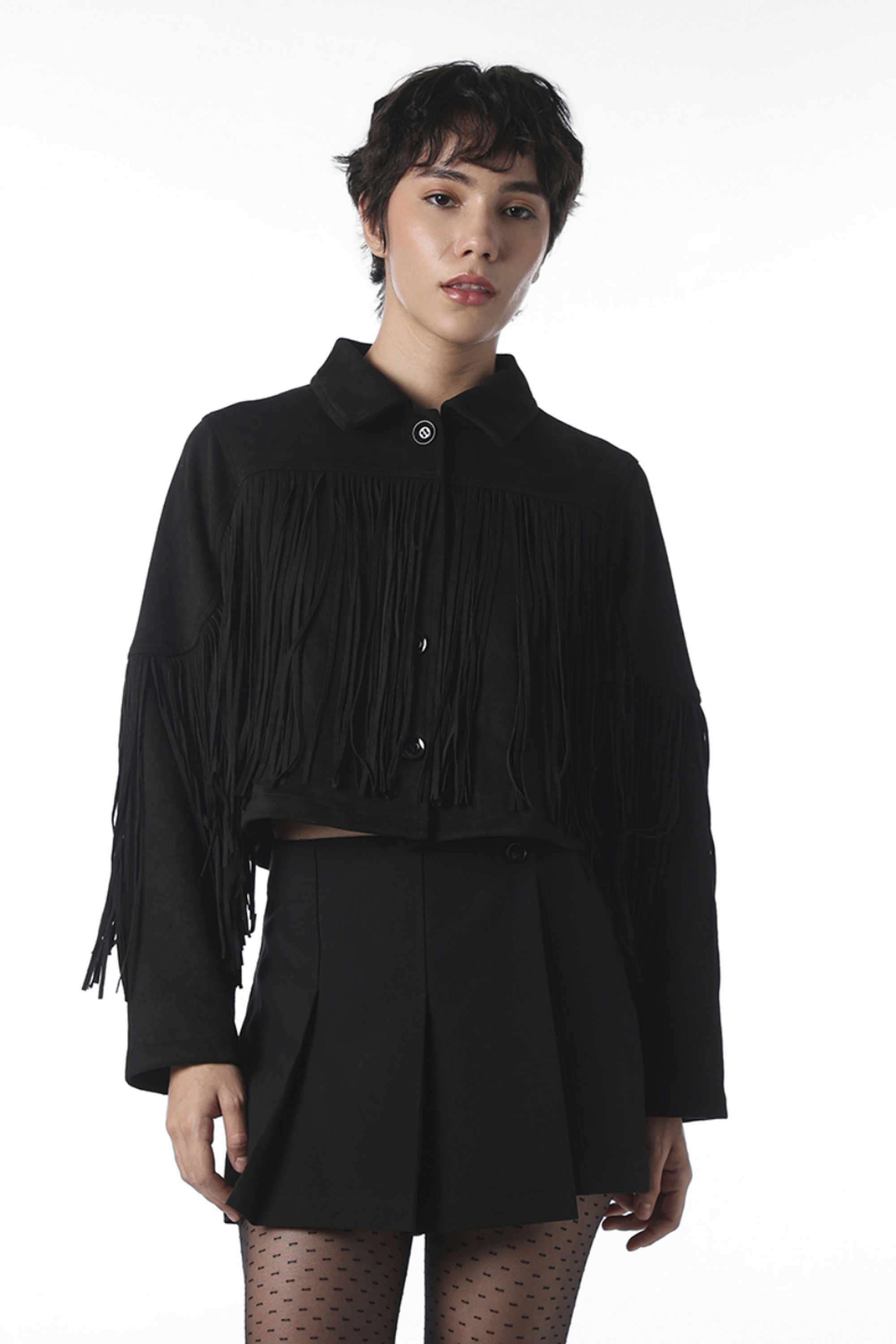 Solid-Collared-Polyester-Women-s-Winter-Wear-Jacket