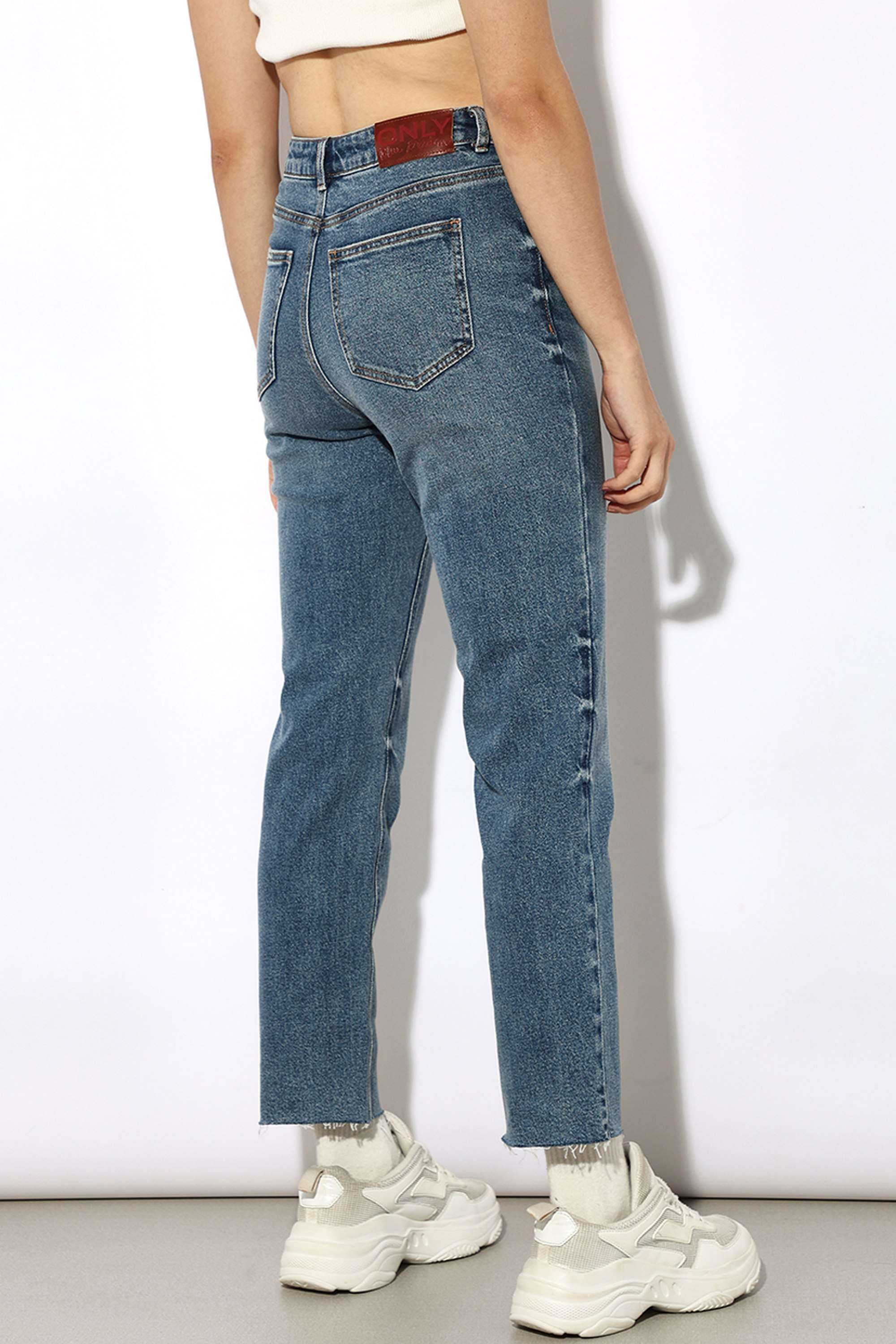 Solid-Cotton-Women-s-Casual-Wear-Jeans