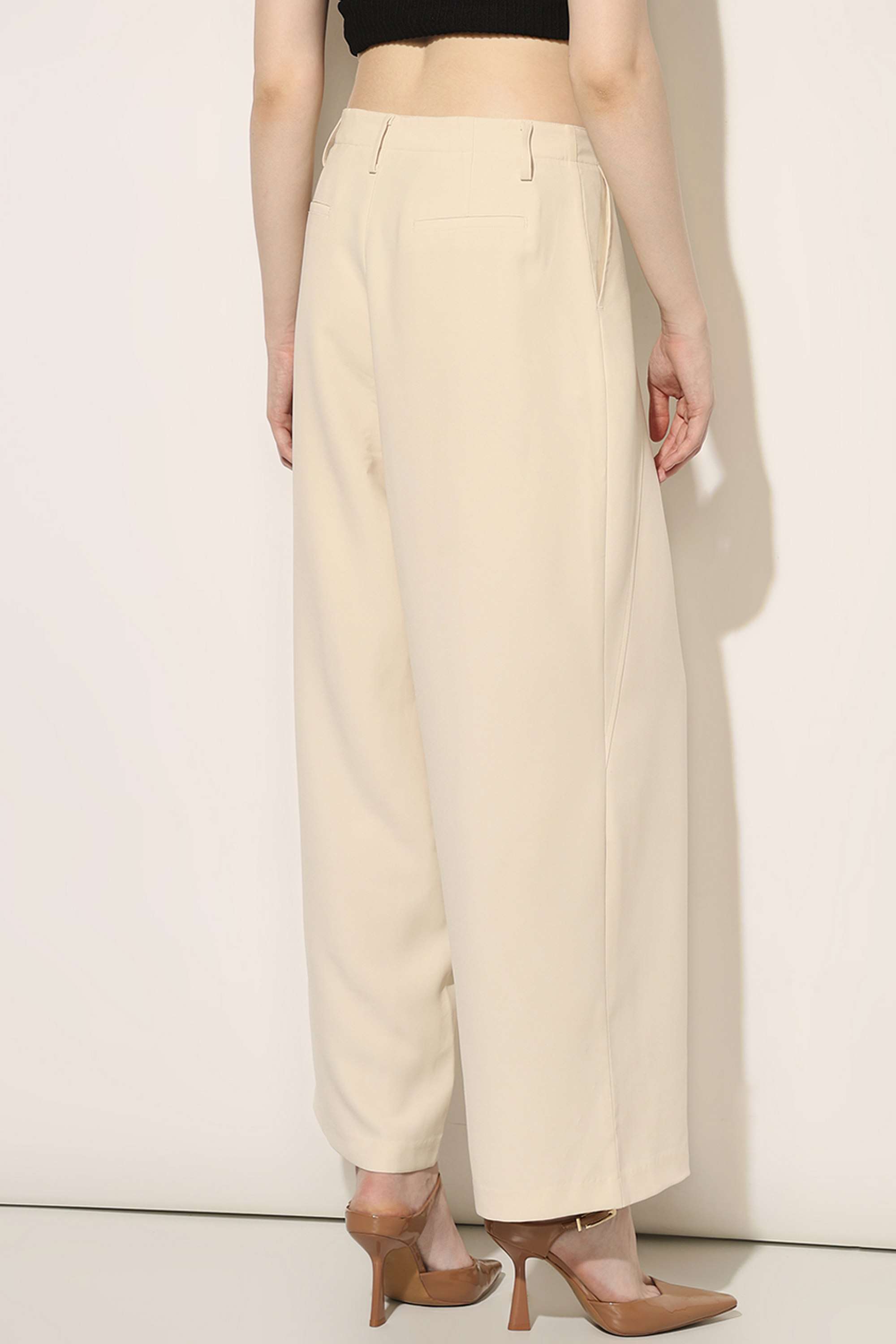Solid-Regular-Fit-Polyester-Women-Casual-Wear-Pants