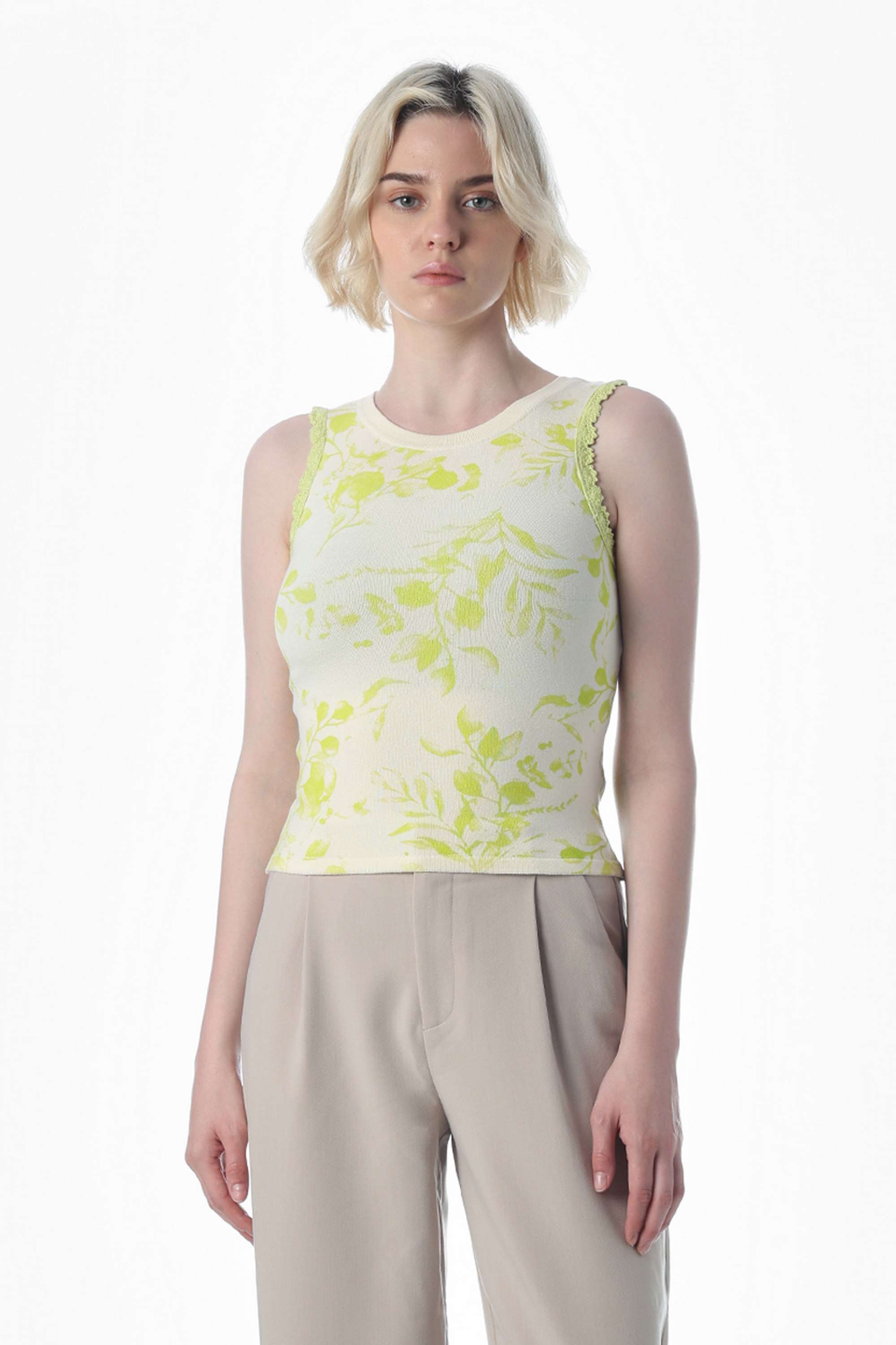 Floral-Round-Neck-Cotton-Women-Casual-Wear-Tank-Top