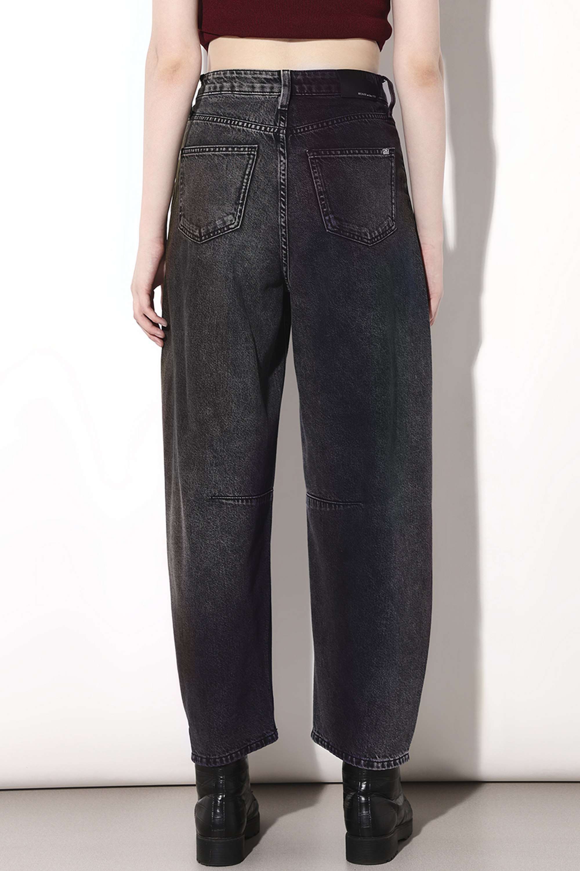 Solid-Relaxed-Fit-Cotton-Women-Casual-Wear-Light-Wash-Jeans