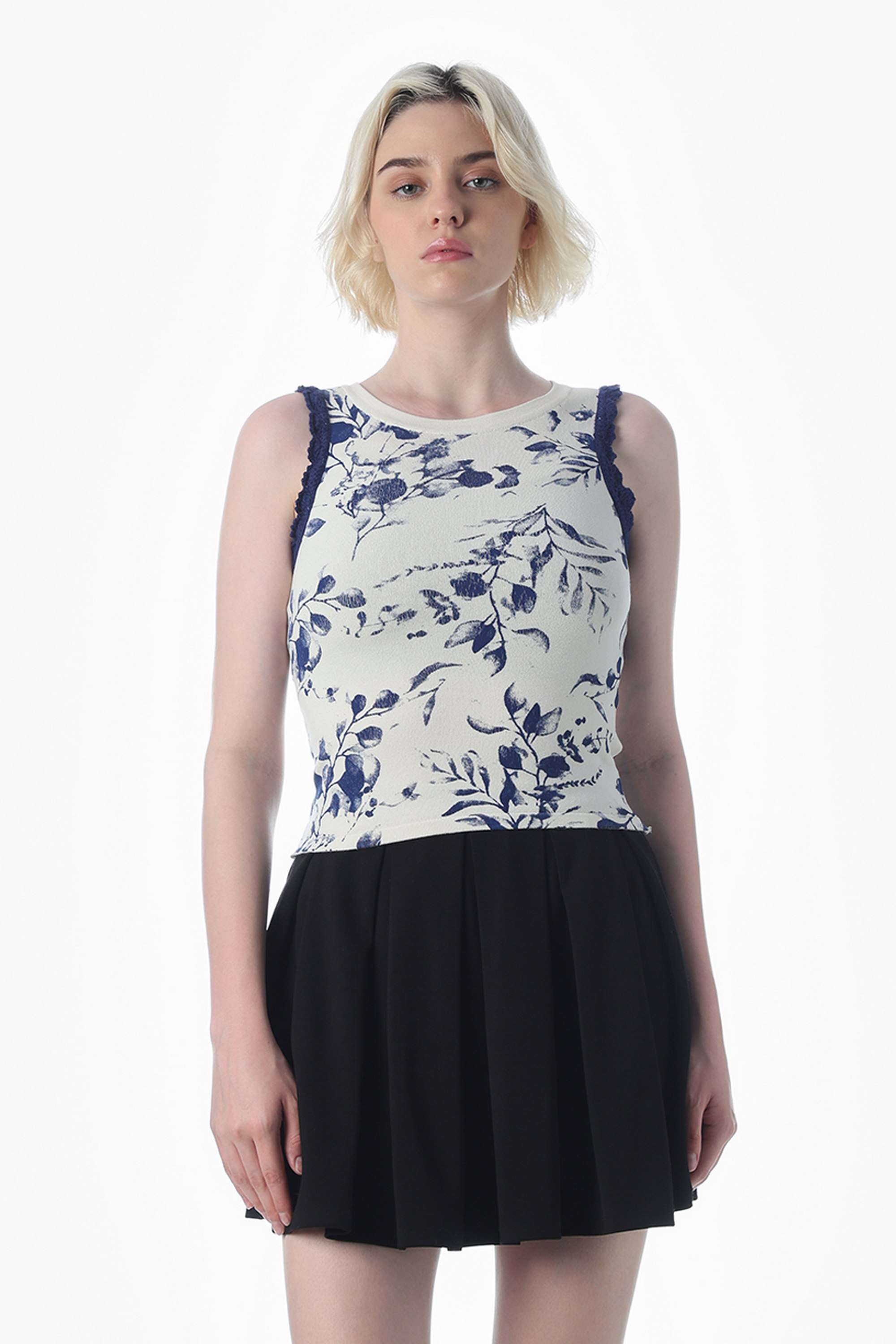 Floral-Round-Neck-Cotton-Women-Casual-Wear-Tank-Top