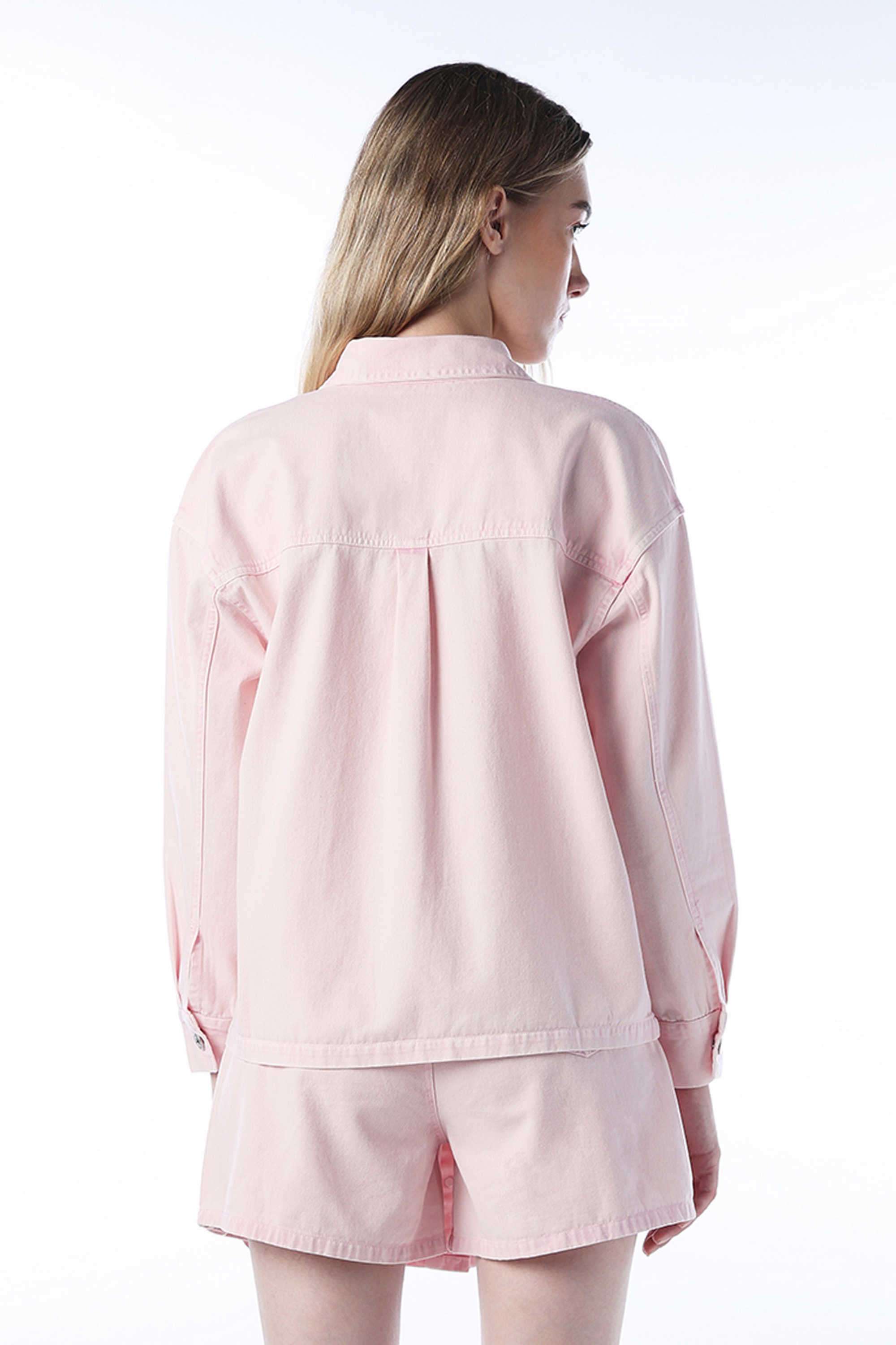 Solid-Cotton-Collared-Women-s-Shirt