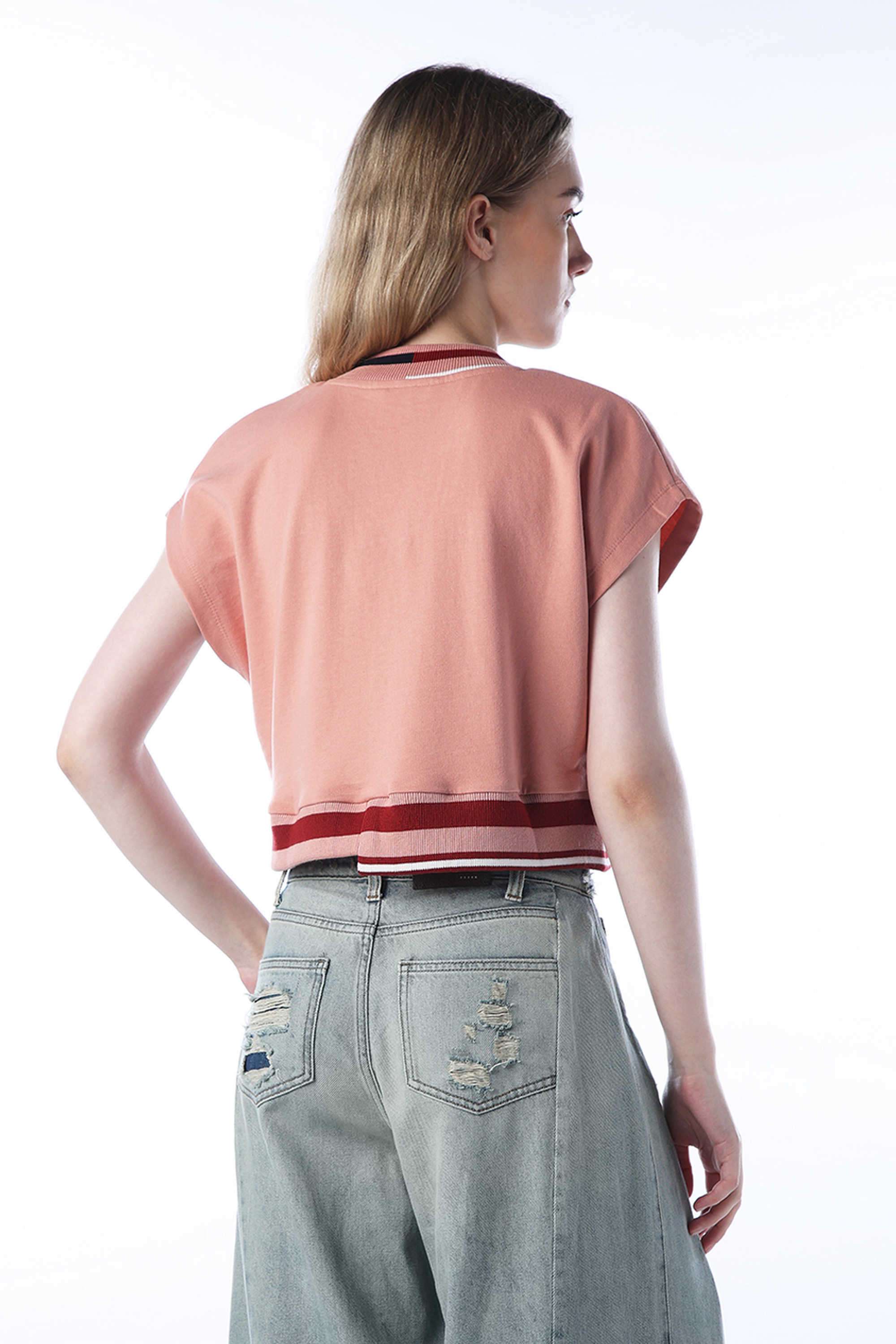 Typographic-Cotton-V-Neck-Women-s-Sweatshirt