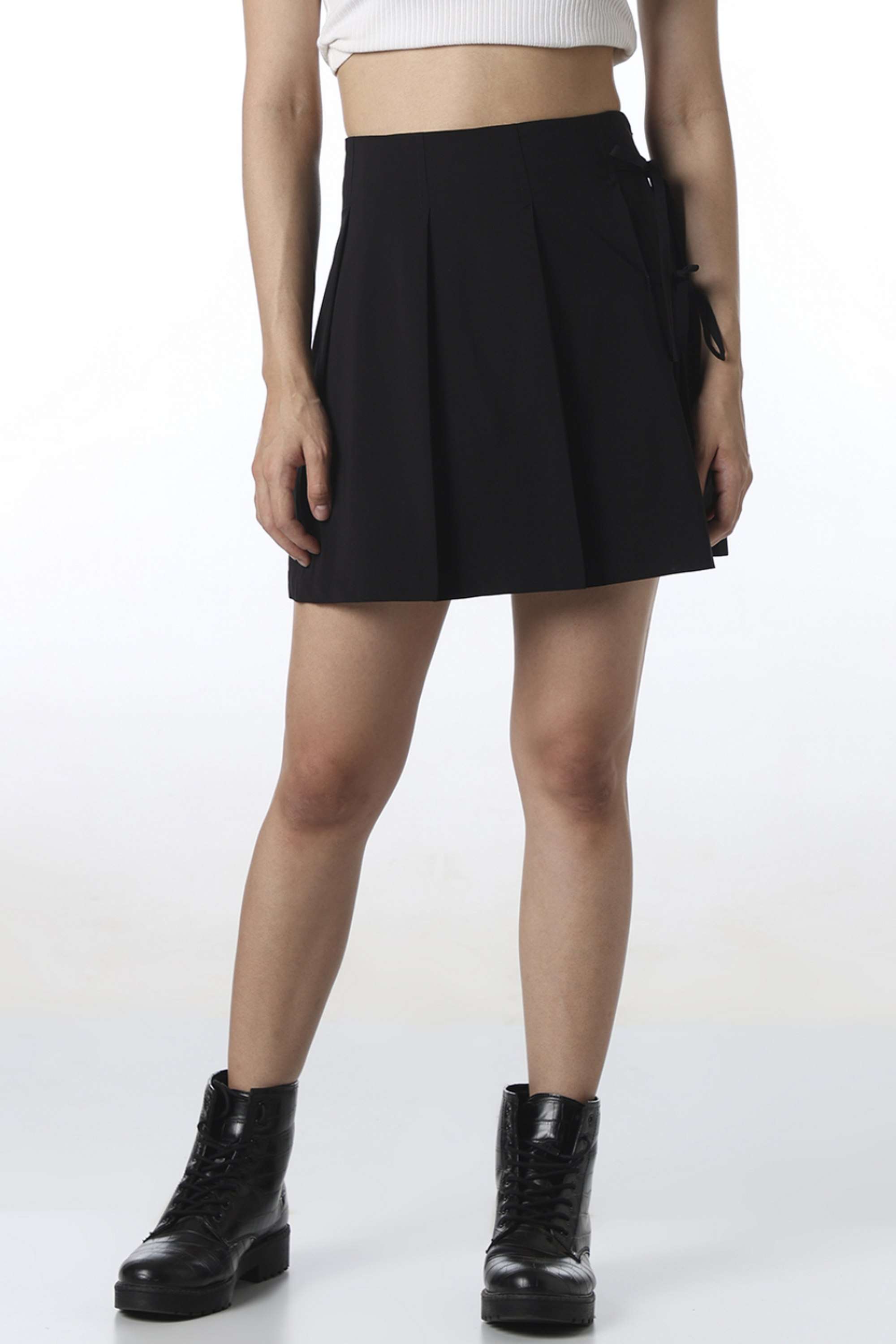Regular-Fit-Mini-Rayon-Women-Casual-Wear-Skorts