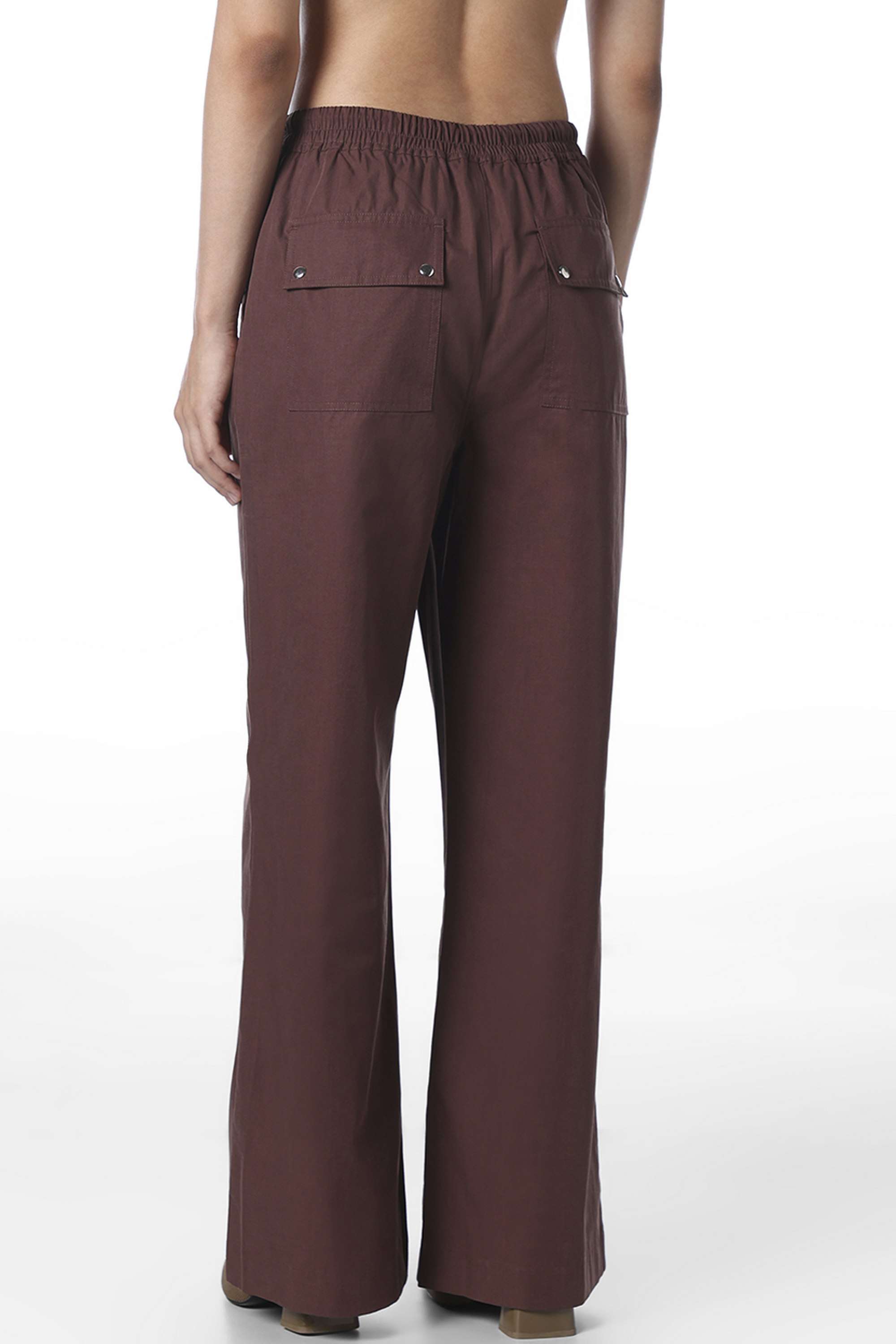 Solid-Regular-Fit-Cotton-Women-Casual-Wear-Pants
