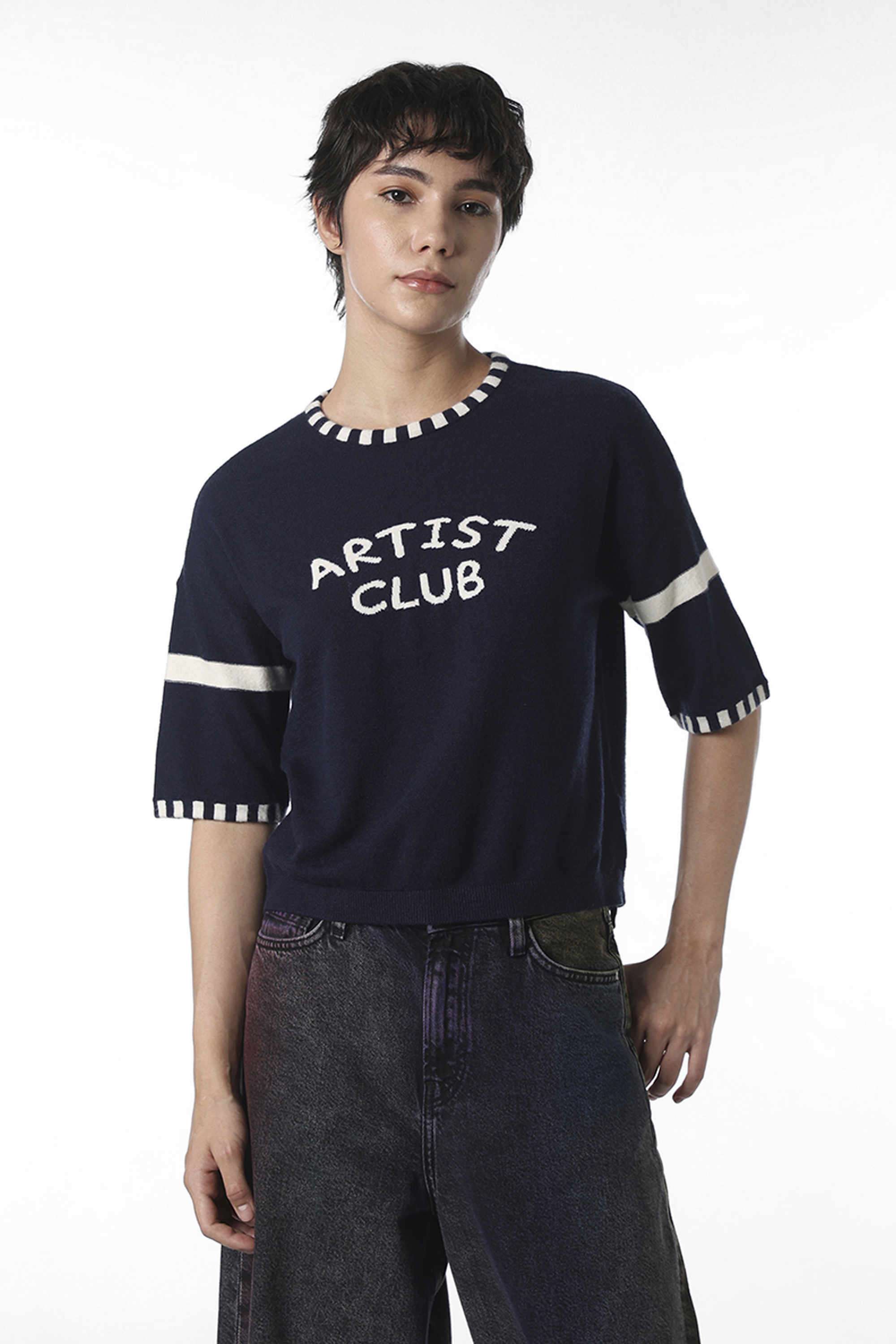 Typographic-Viscose-Round-Neck-Women-s-T-Shirt