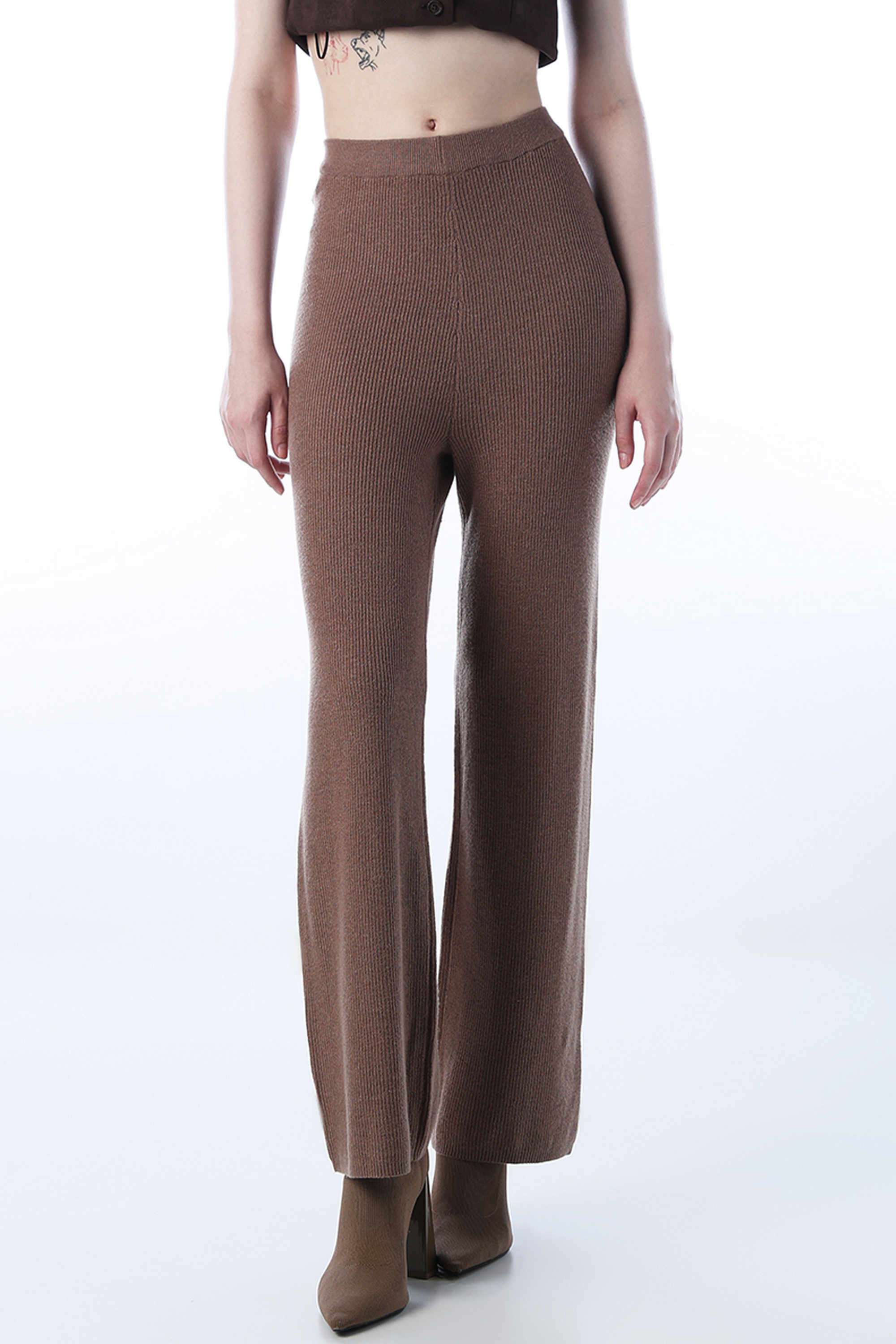 Solid-Viscose-Women-s-Casual-Wear-Pants