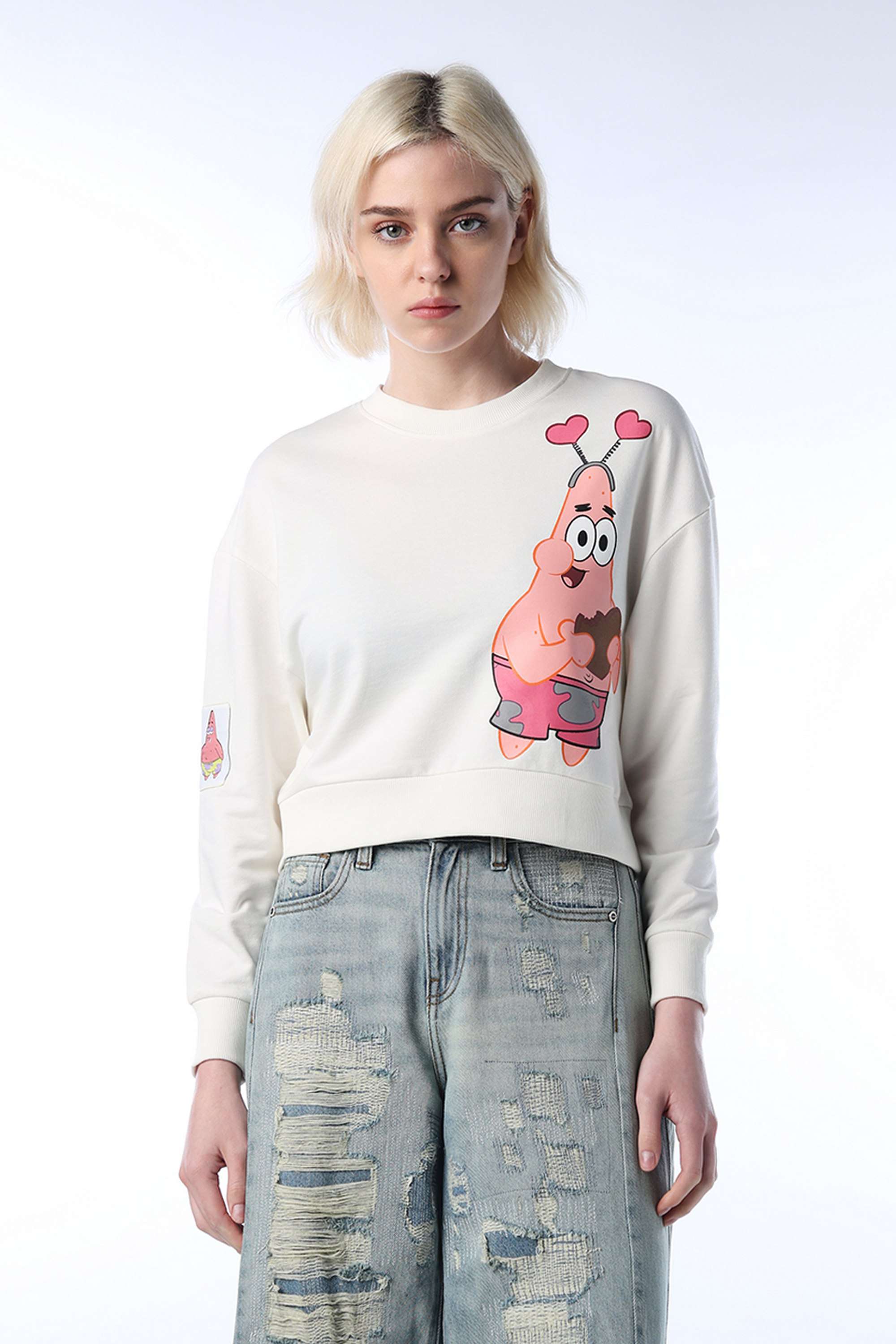 Printed-Round-Neck-Polyester-Women-Casual-Wear-Sweatshirt