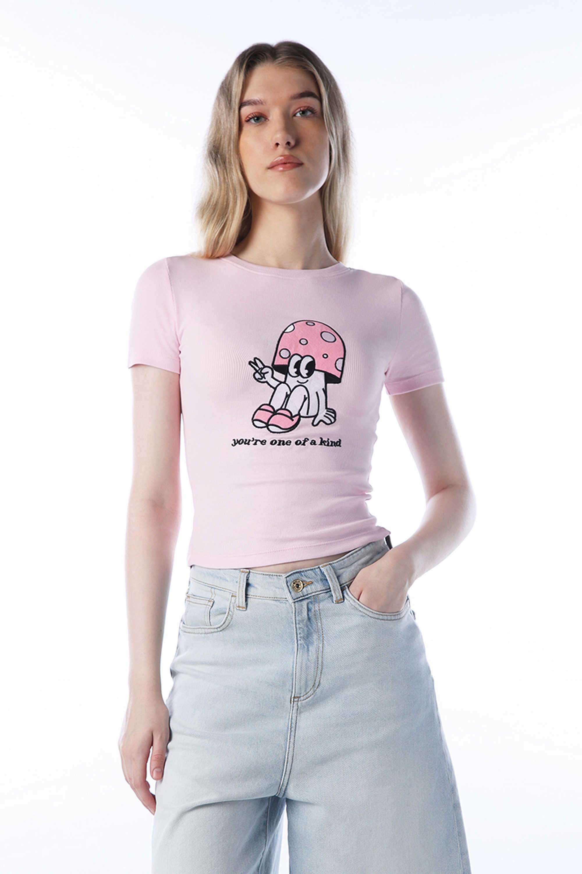 Typographic-Cotton-Round-Neck-Women-s-T-Shirt