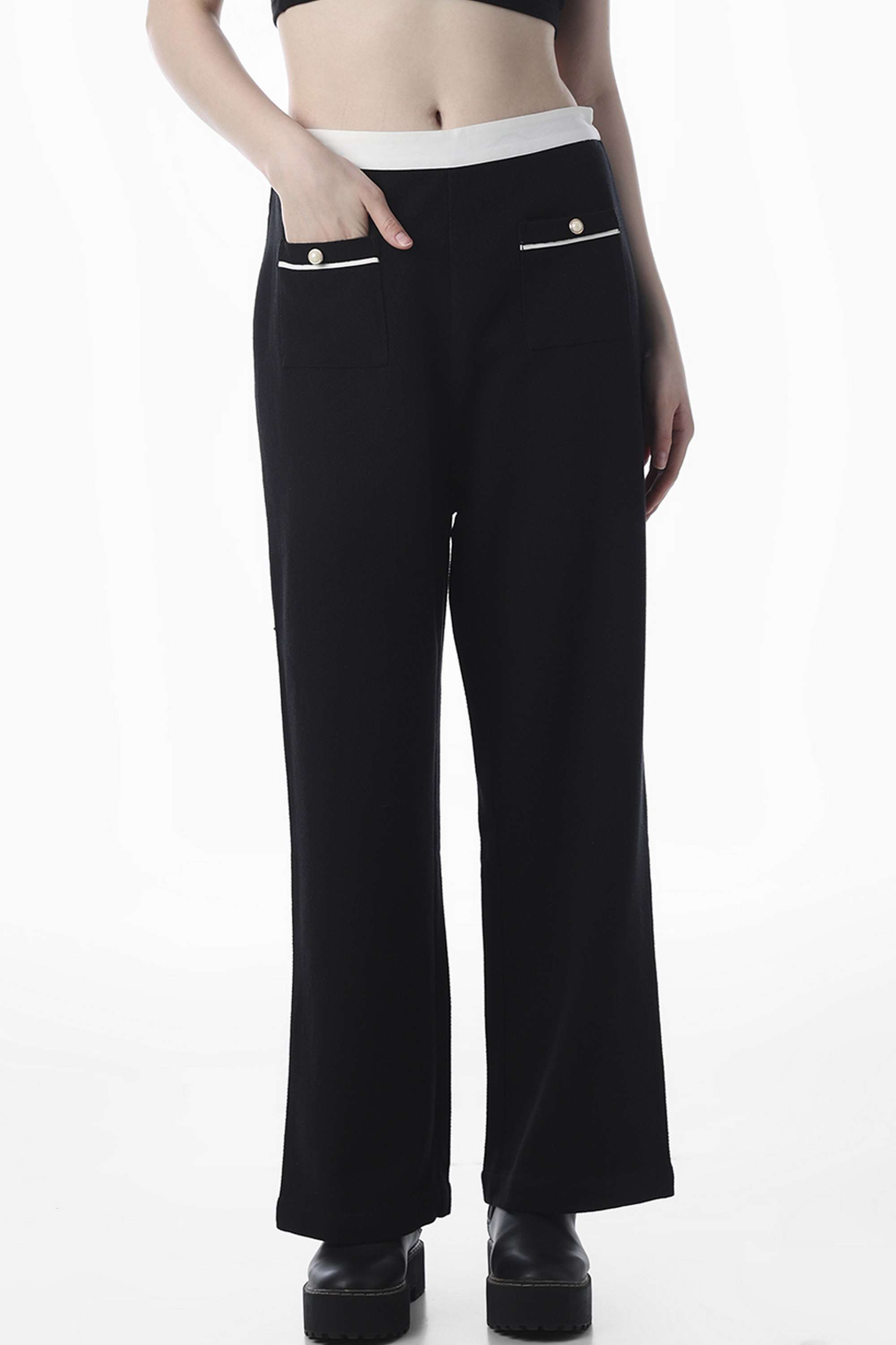Solid-Regular-Fit-Cotton-Women-Casual-Wear-Pants