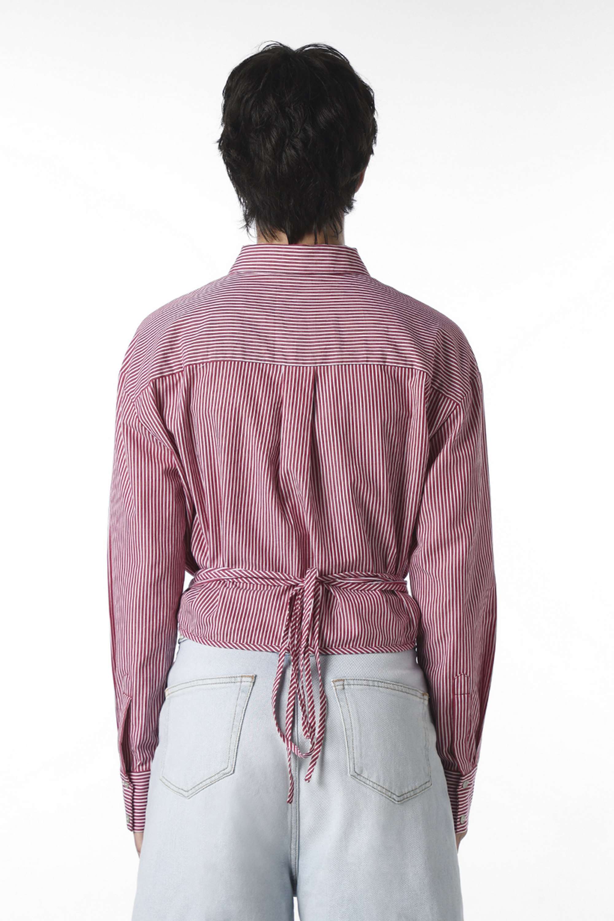 Stripes-Collared-Cotton-Women-Casual-Wear-Shirt