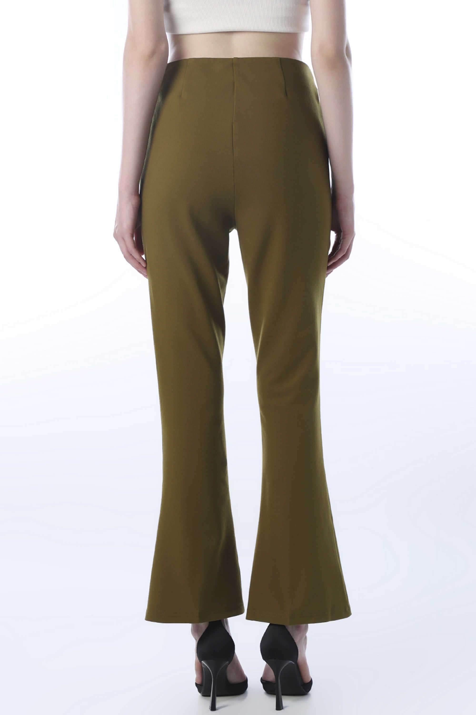 Solid-Regular-Fit-Polyester-Women-s-Casual-Wear-Pants