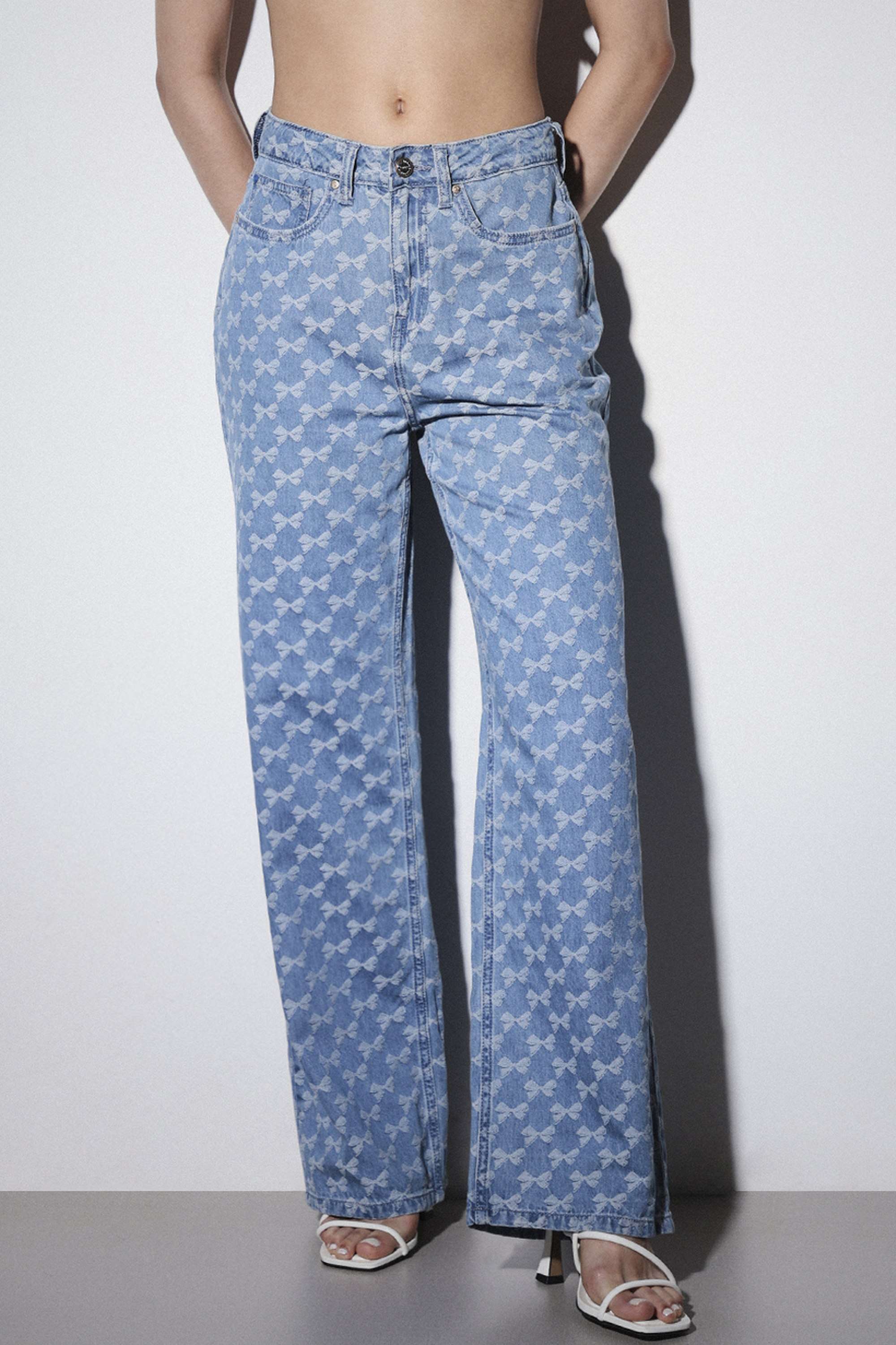 Embroidered-Straight-Fit-Cotton-Women-Casual-Wear-Light-Wash-Jeans