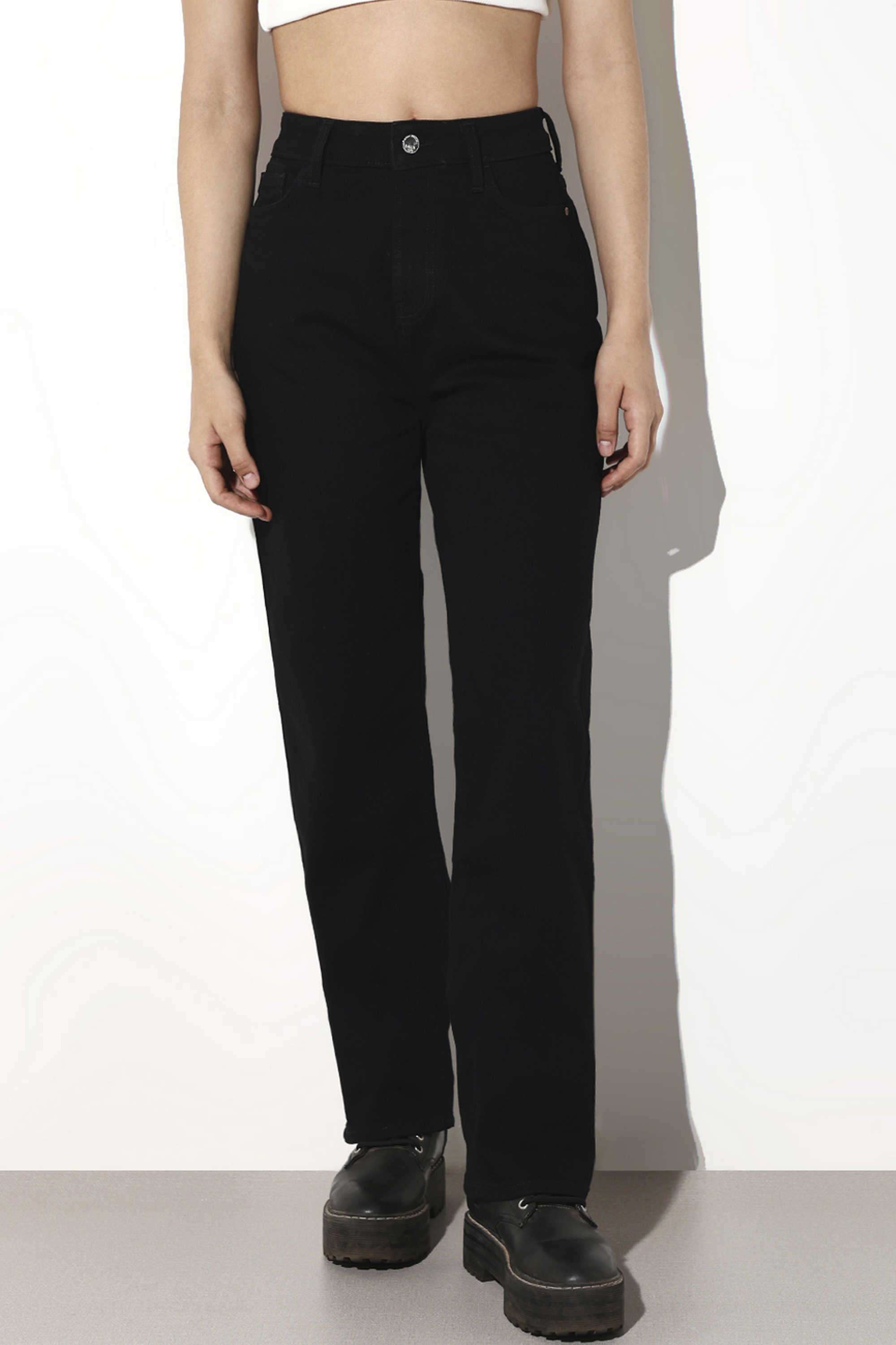 High-Rise-Cotton-Straight-Fit-Women-s-Jeans