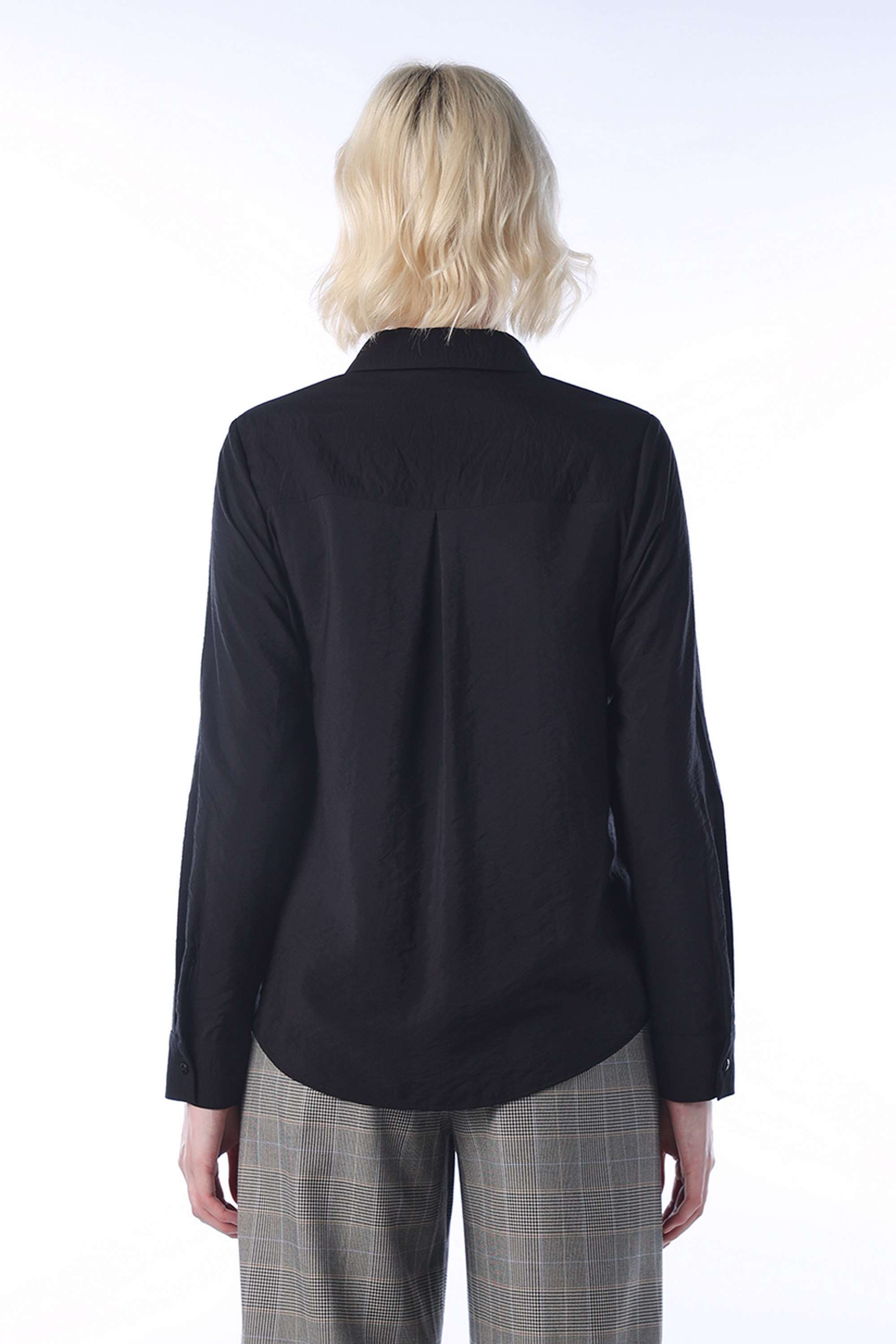 Embroidered-Collared-Viscose-Women-Casual-Wear-Shirt