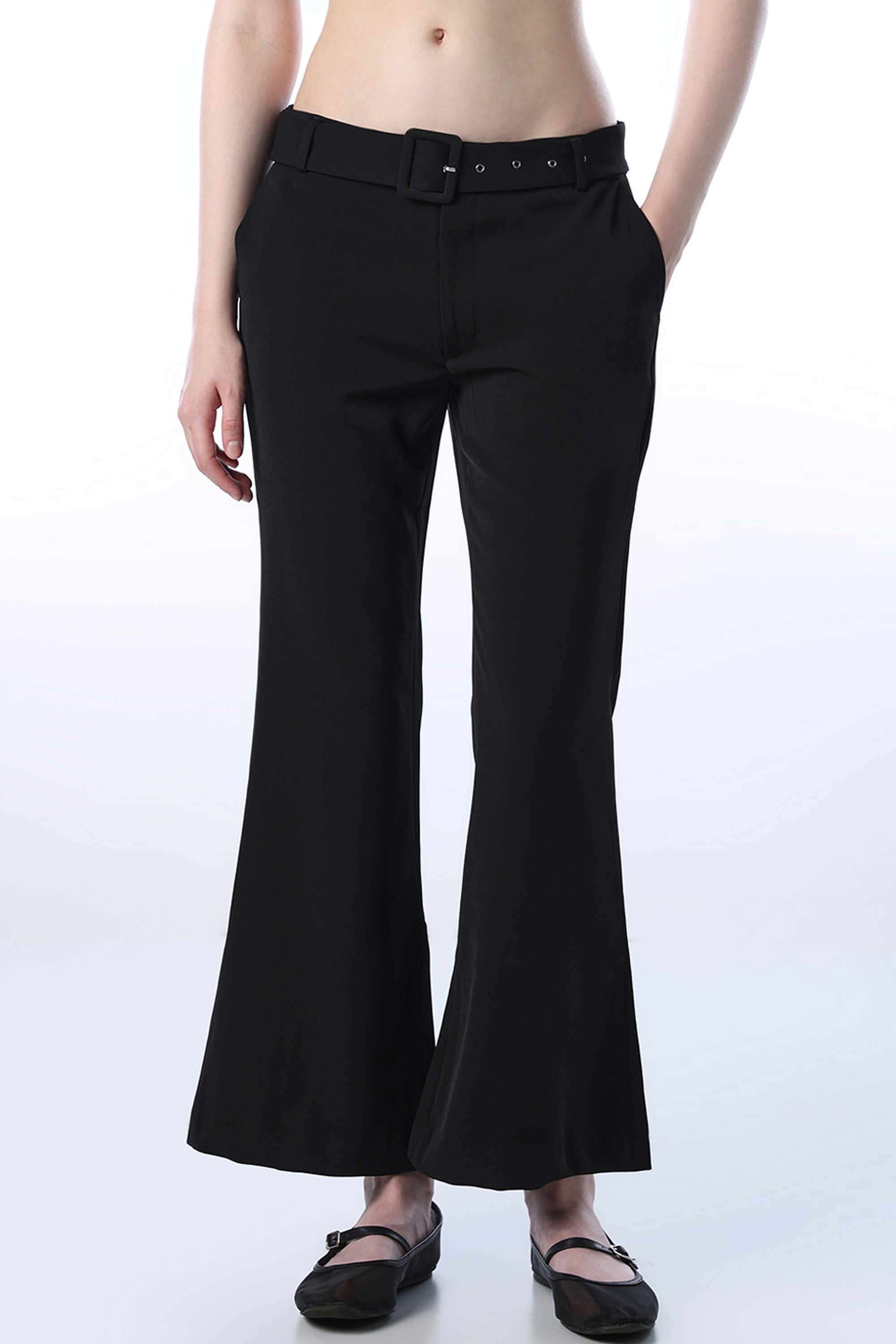 Solid-Polyester-Women-s-Casual-Wear-Pants