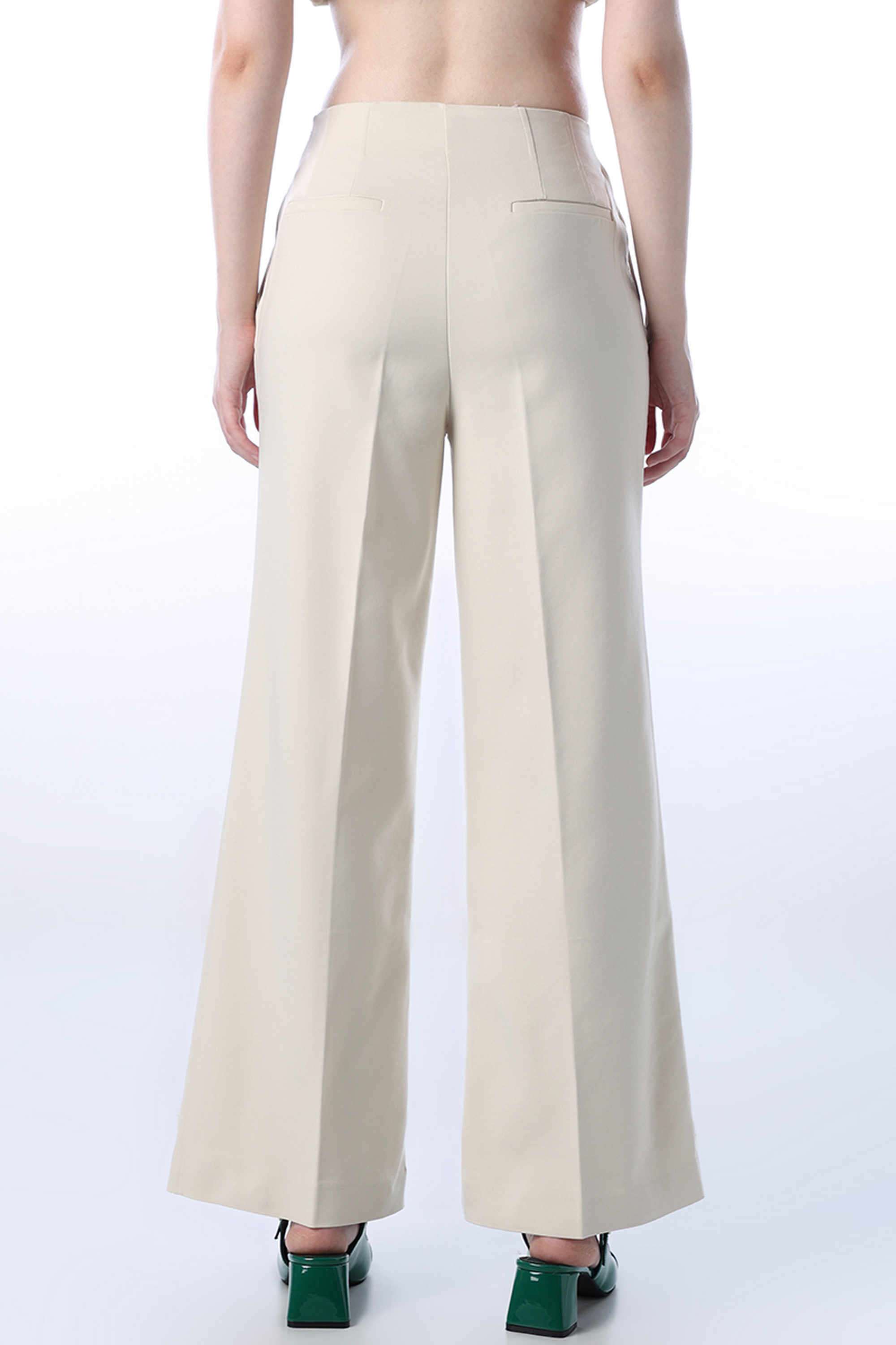 Solid-Polyester-Women-s-Casual-Wear-Pants