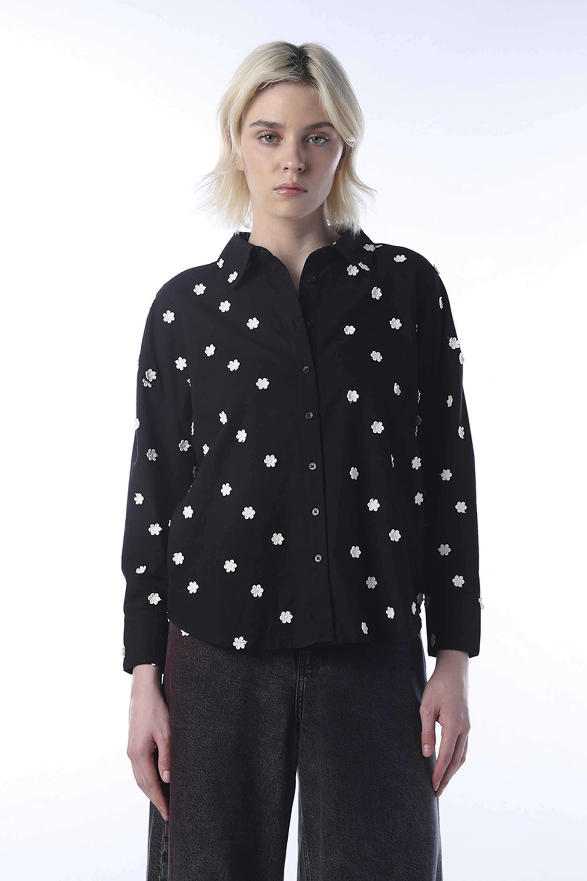 Floral-Cotton-Collared-Women-s-Shirt