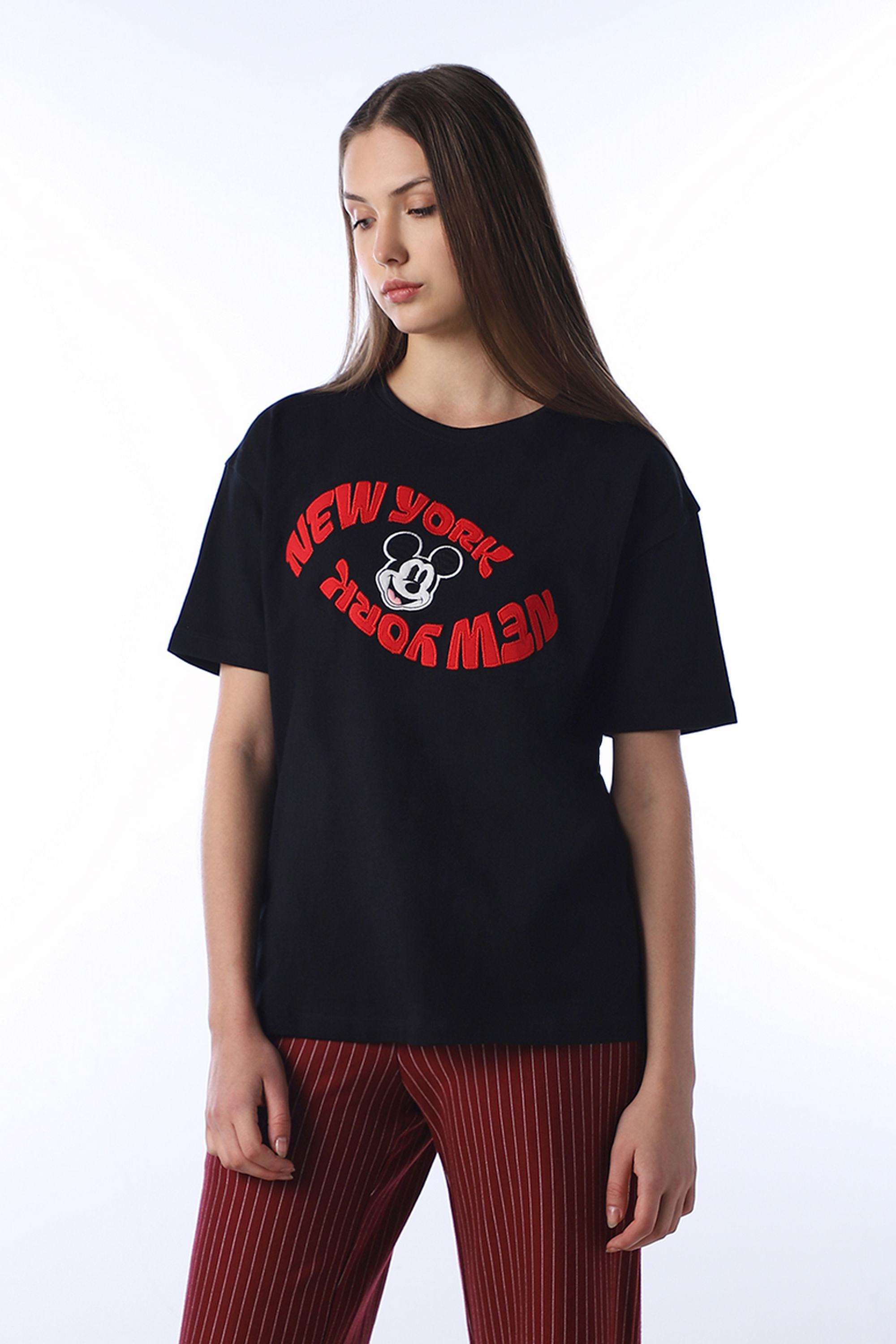 Typographic-Cotton-Round-Neck-Women-s-T-Shirt