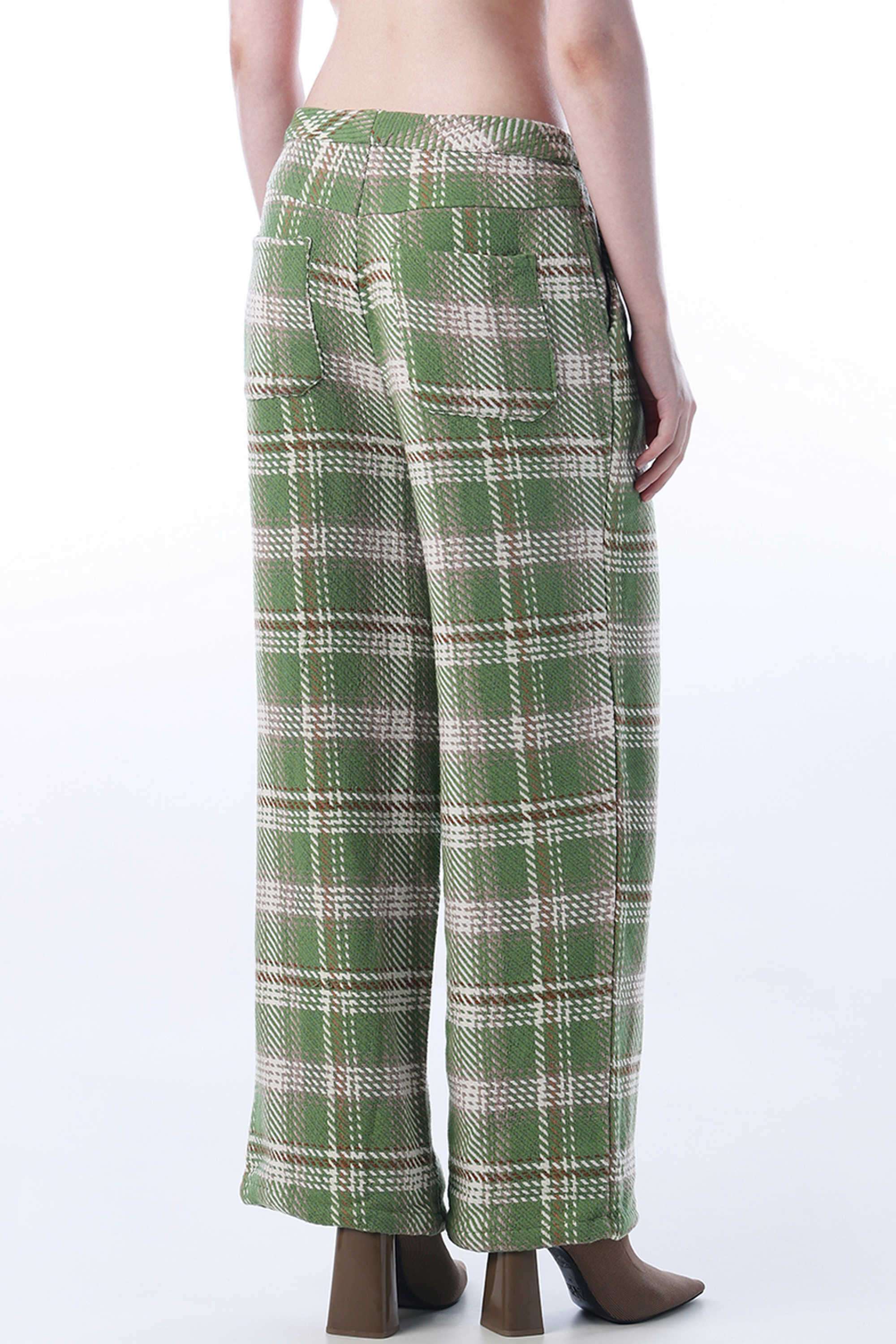 Checks-Regular-Fit-Cotton-Women-s-Casual-Wear-Pants