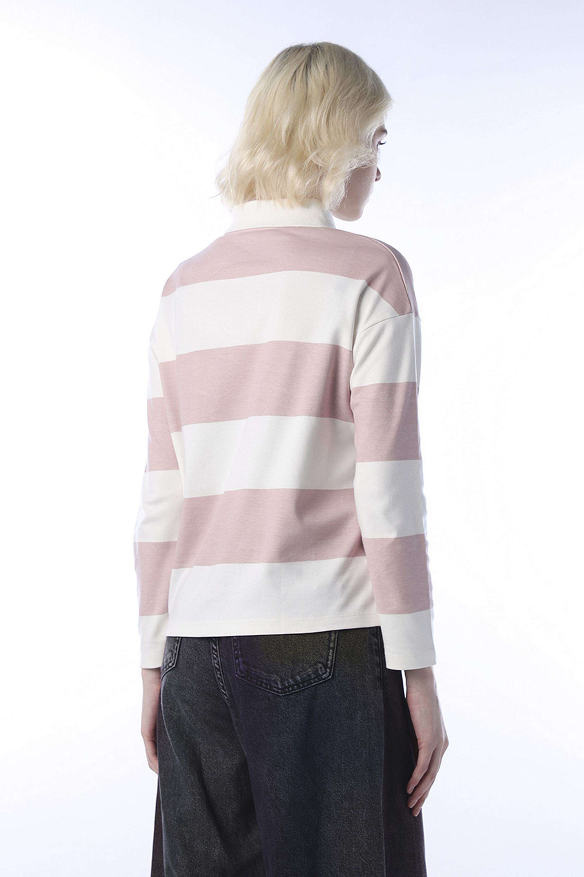 Typographic-Cotton-Collared-Women-s-T-Shirt