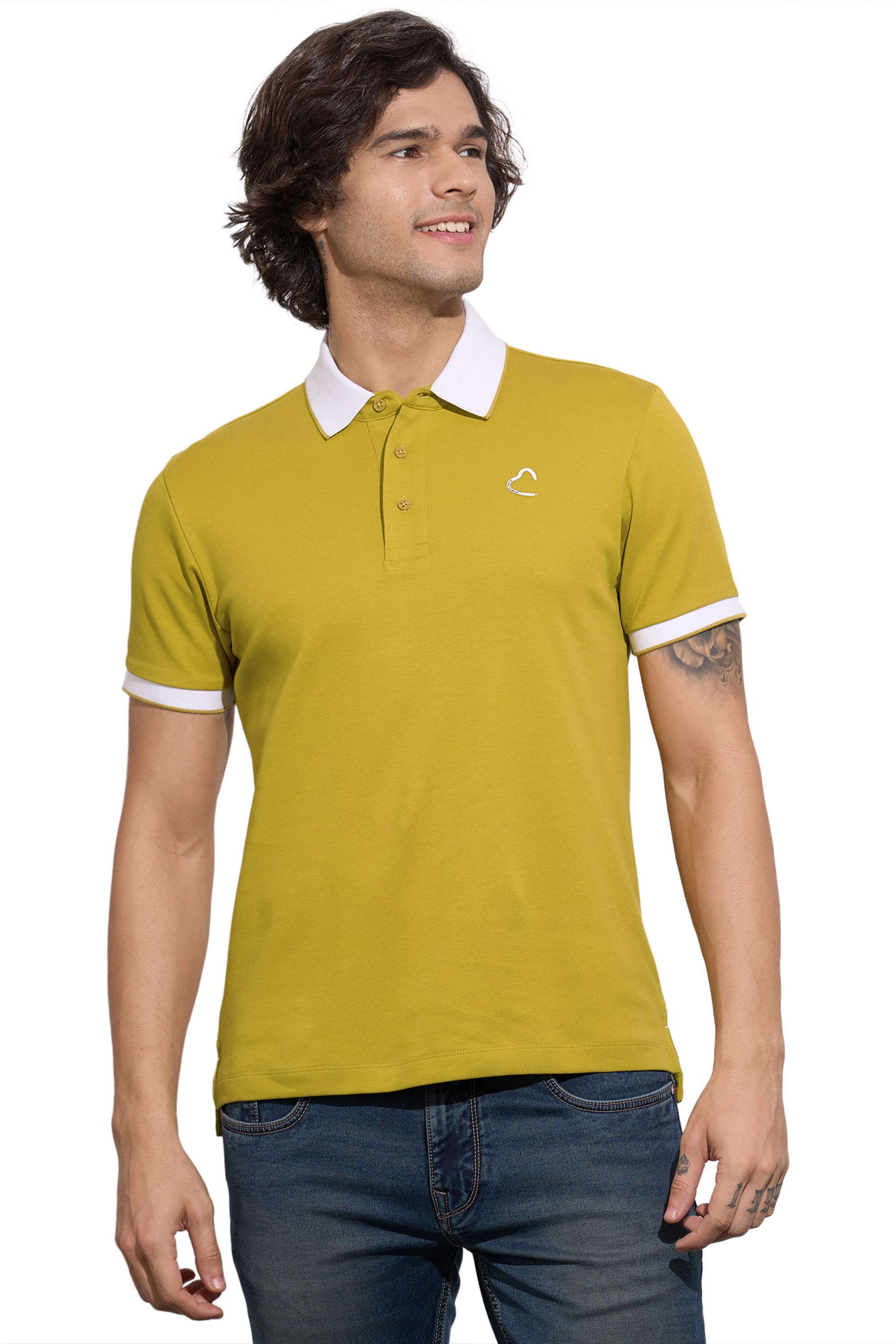Solid-Cotton-Polo-Men-s-T-Shirt