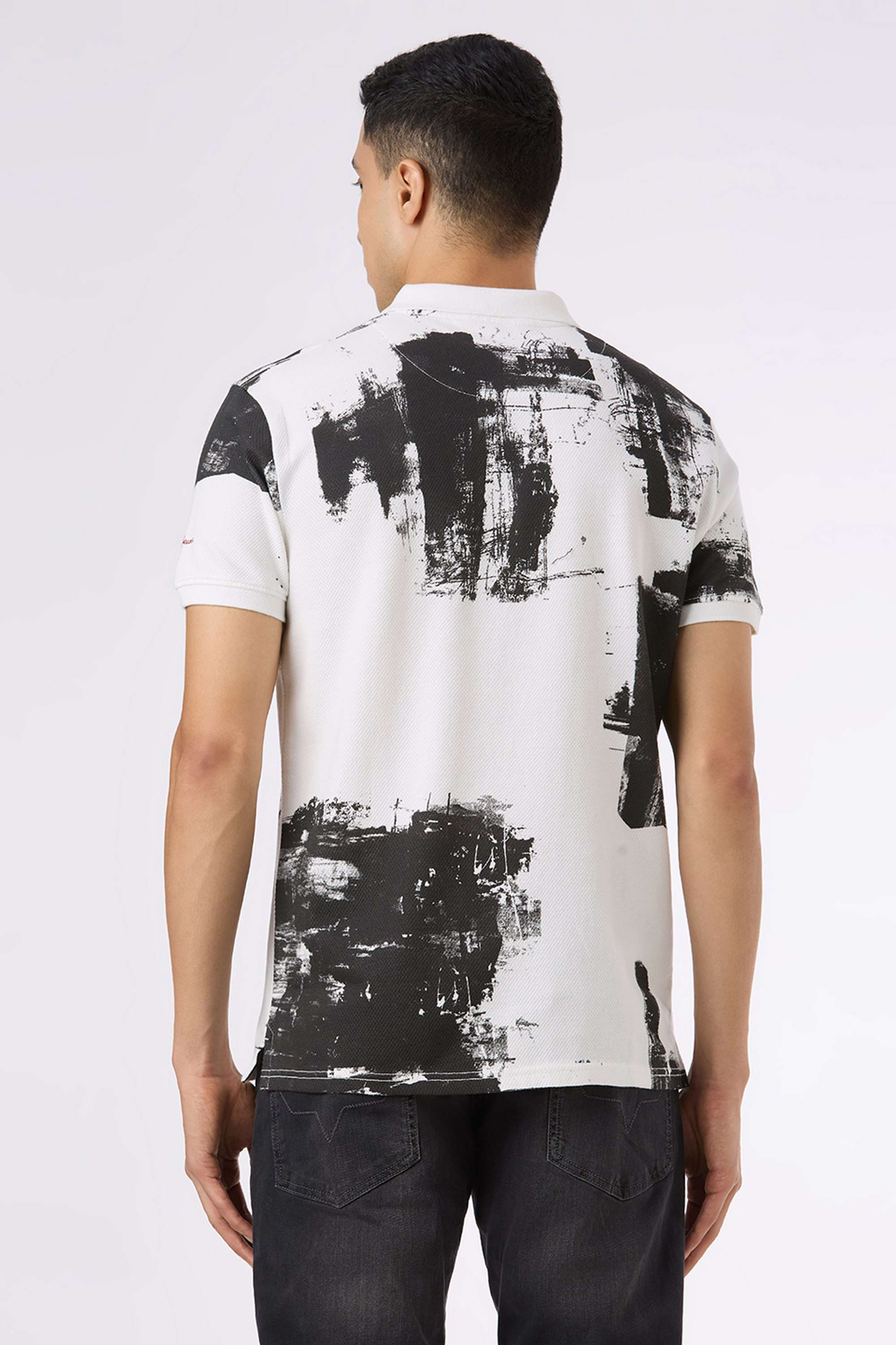 Abstract-Cotton-Polo-Men-s-T-Shirt